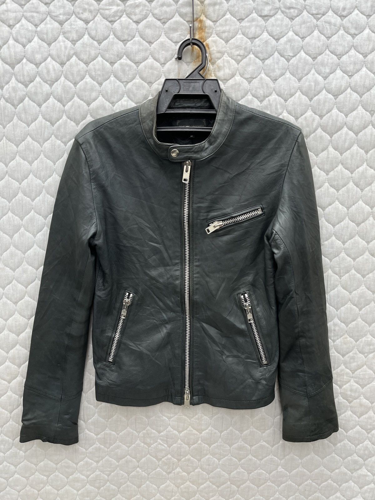 Japanese Brand 🔥🔥🔥STEALS MURDER LICENSE CAFE RACER LEATHER JACKET Size S / US 4 / IT 40 - 1 Thumbnail