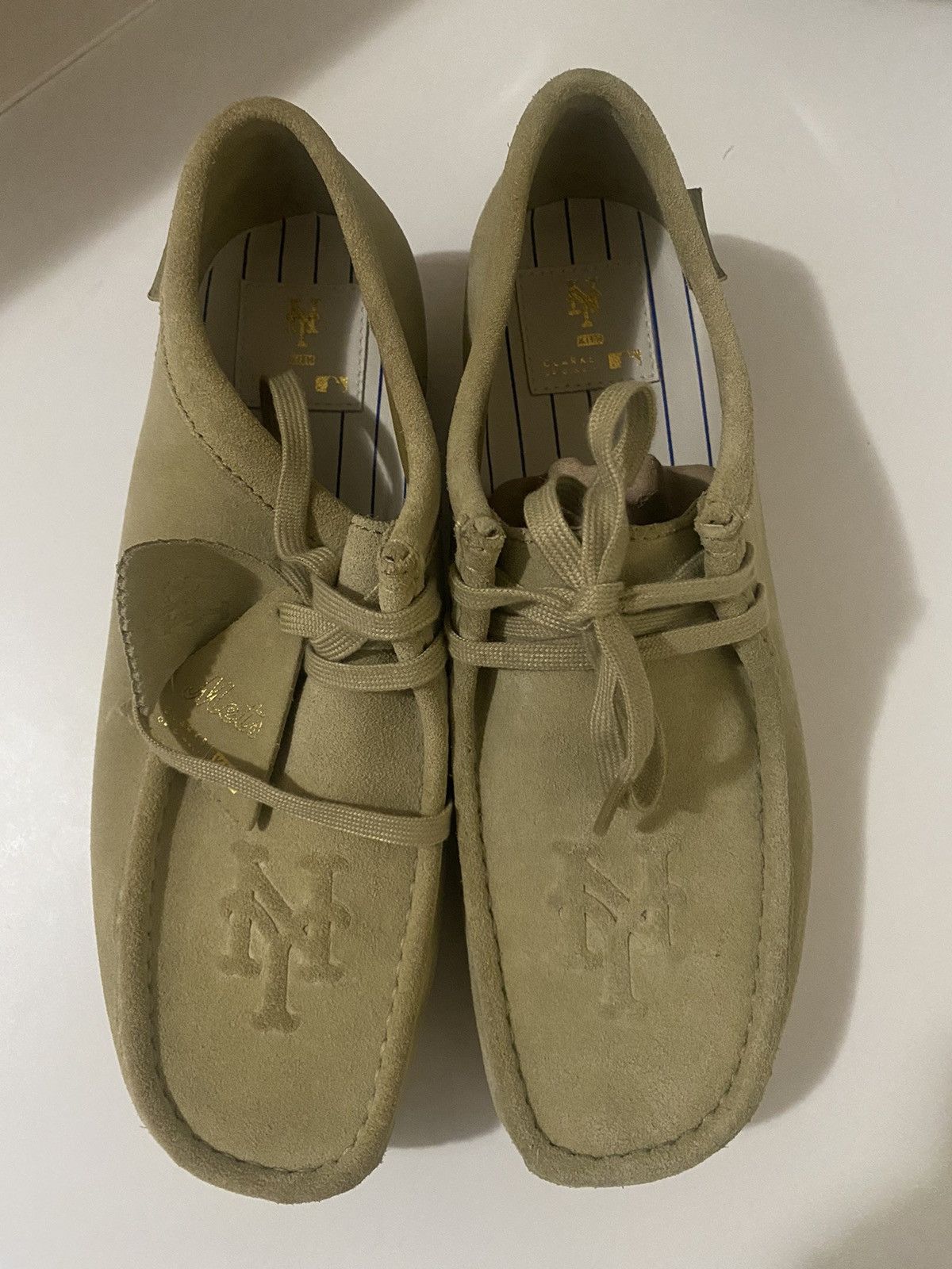 Kith × Clarks × Mets Clarks Originals Wallabee Boot Kith New York Mets Dark Green