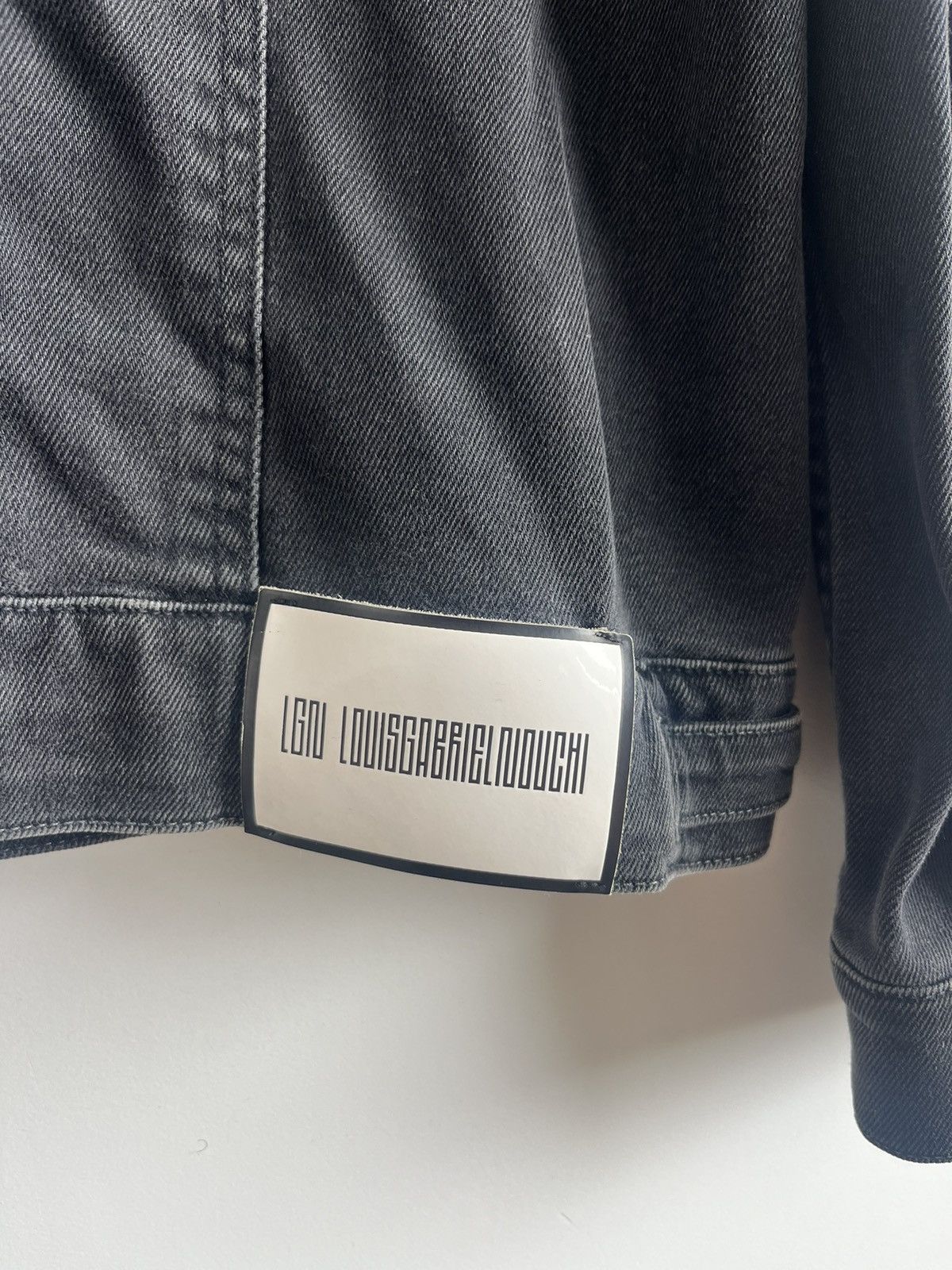 LGN LOUIS GABRIEL NOUCHI LGN HAND BLEACHED DENIM JACKET SS18 Size US M / EU 48-50 / 2 - 3 Thumbnail