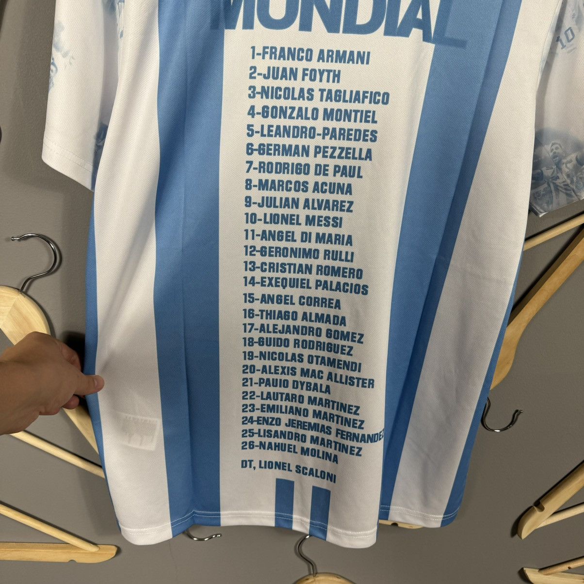 Other Argentina World Cup Winners Mundial Blokcore Football Jersey Size US M / EU 48-50 / 2 - 5 Thumbnail
