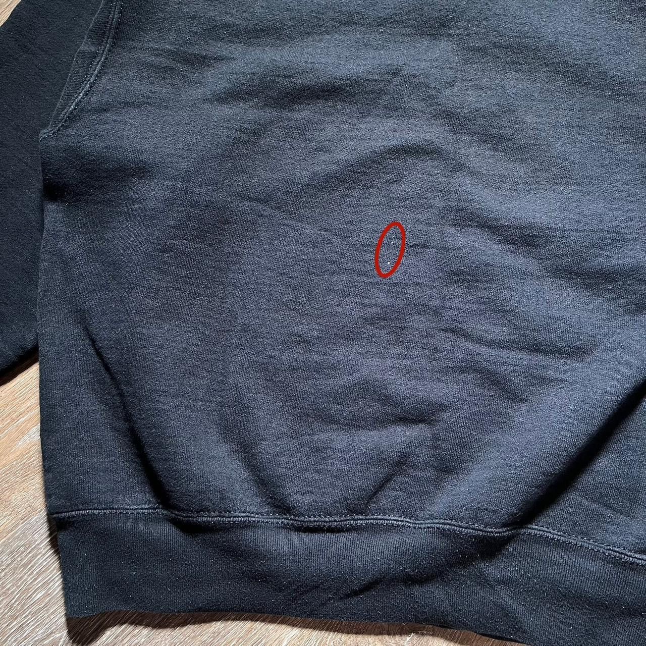 Fruit Of The Loom vintage 90s fruit of the loom super cotton black sweatshirt Size US L / EU 52-54 / 3 - 3 Thumbnail