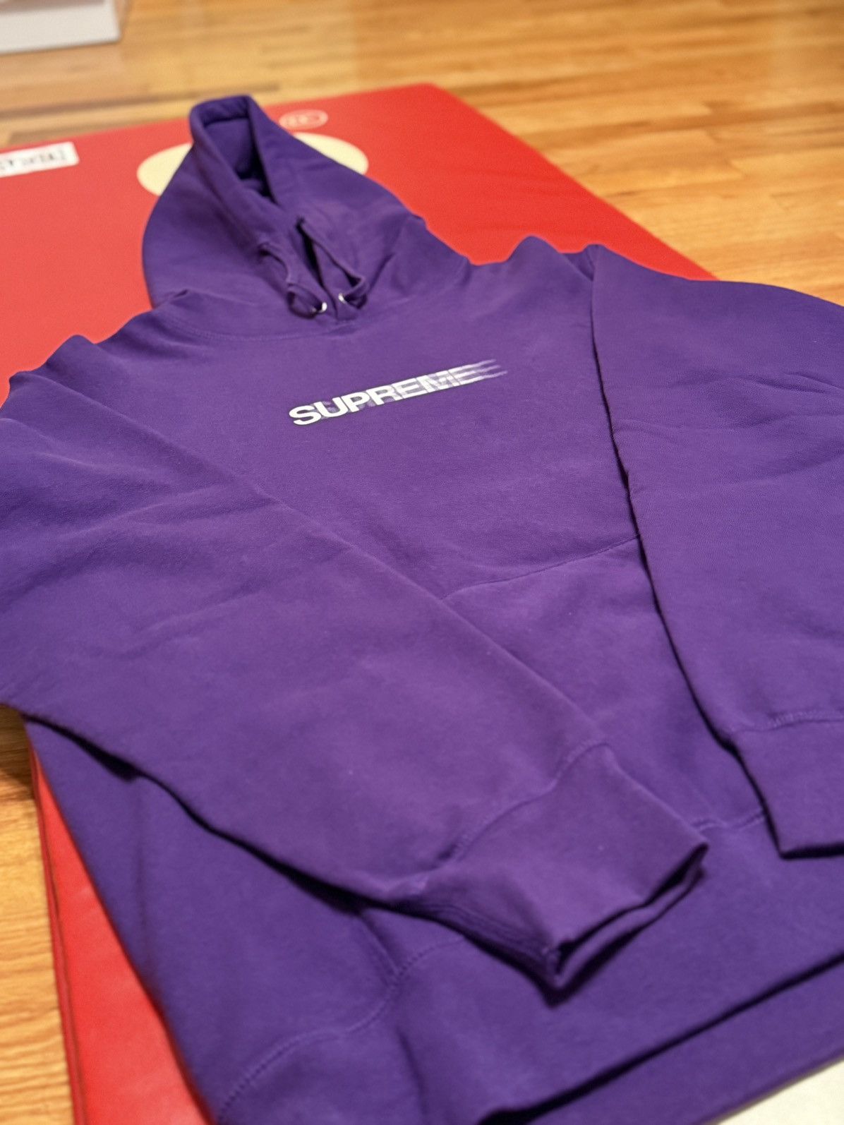 Supreme SS20 Supreme Motion Logo Hooded Sweatshirt Purple Size US XL / EU 56 / 4 - 4 Thumbnail