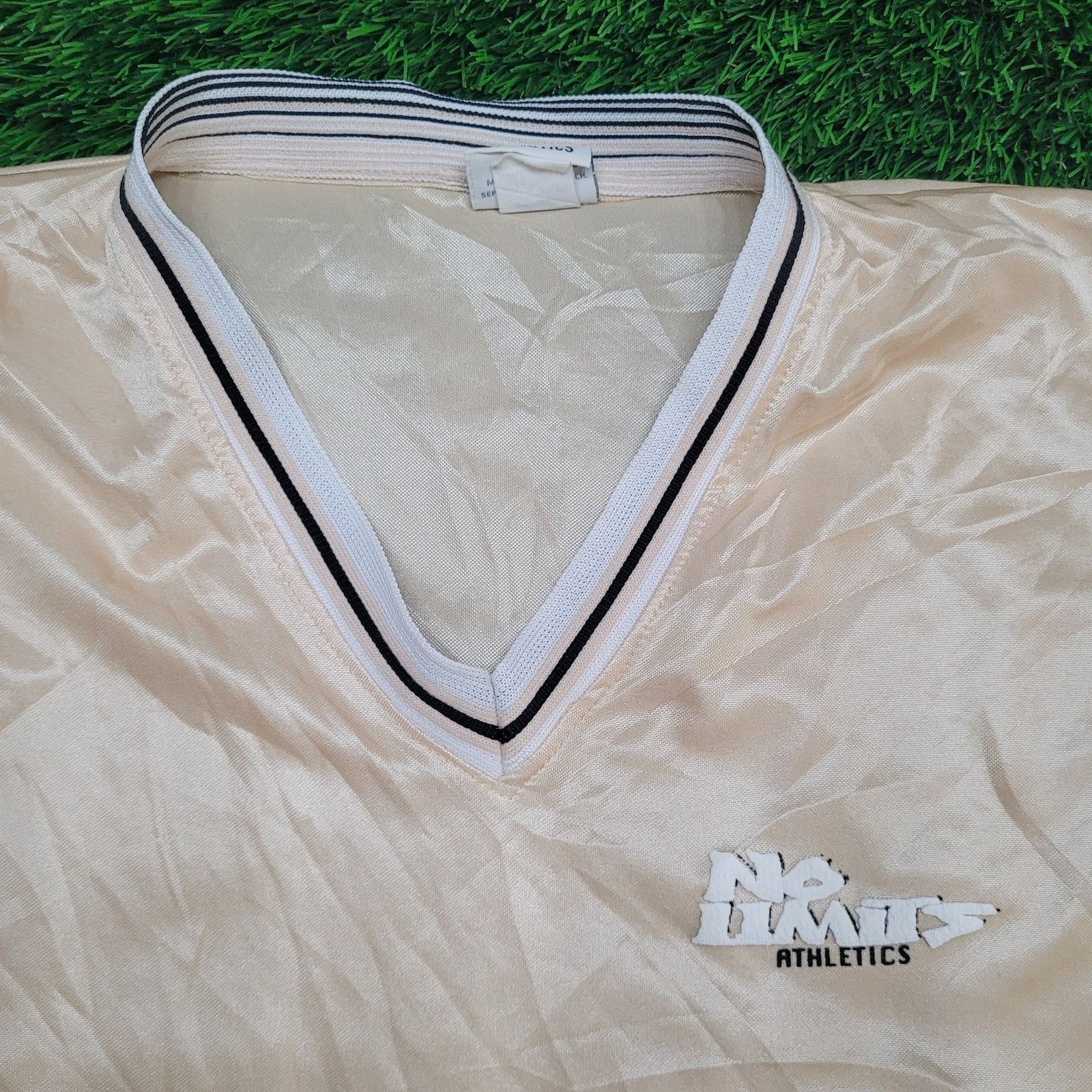 Vintage VTG 90s No Limits Shiny Satin Jersey Large Boxy Fit Baggy Size US L / EU 52-54 / 3 - 2 Thumbnail