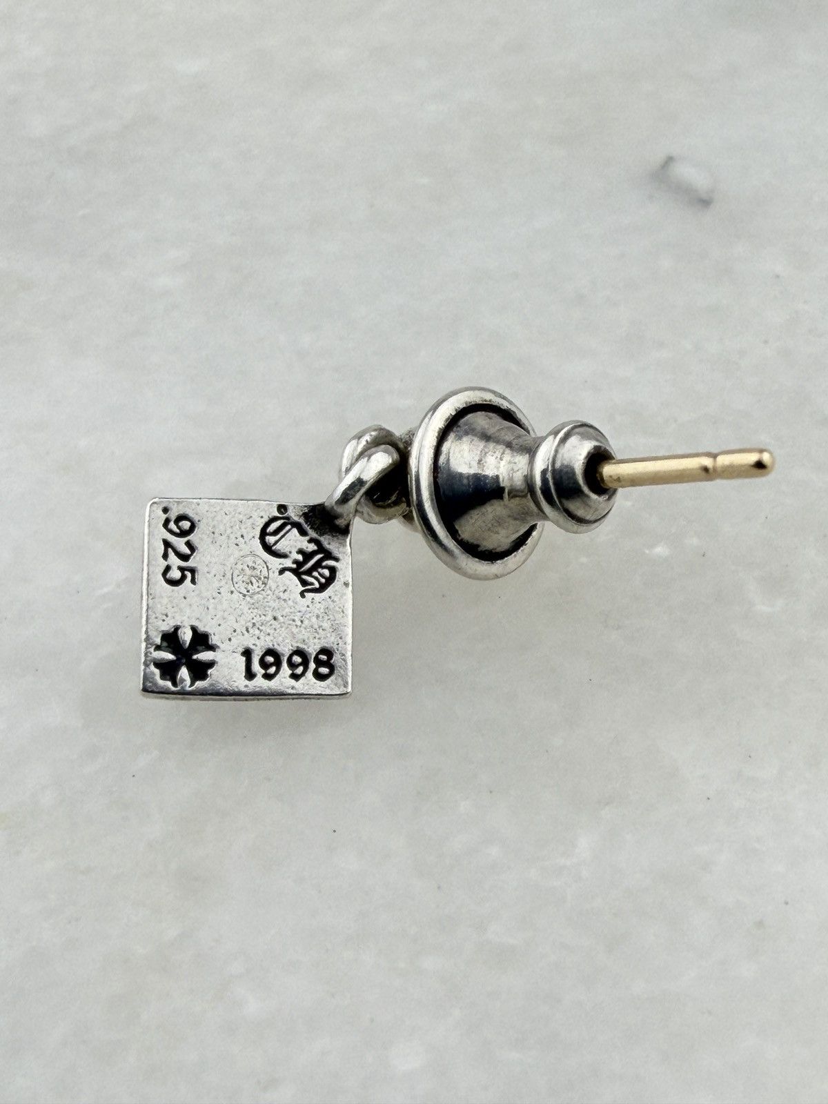 Chrome Hearts CHROME HEARTS PYRAMID PLUS DROP EARRING Size ONE SIZE - 2 Thumbnail