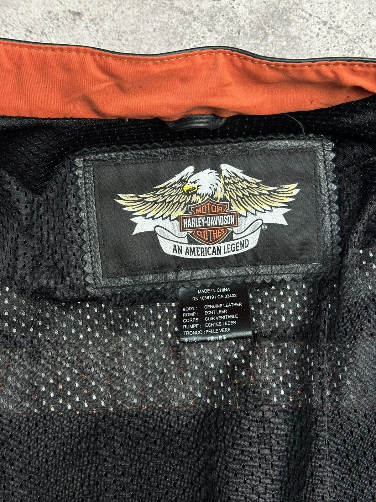 Vintage Vintage Harley-Davidson Leather Jacket Motorcycle Big Logo Size US XL / EU 56 / 4 - 10 Thumbnail