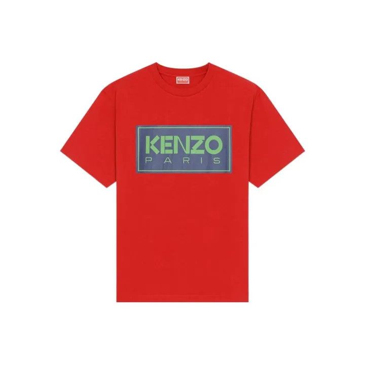 Kenzo Kenzo Red Graphic Logo Short Sleeve T-Shirt 0079 Size US XL / EU 56 / 4 - 1 Thumbnail