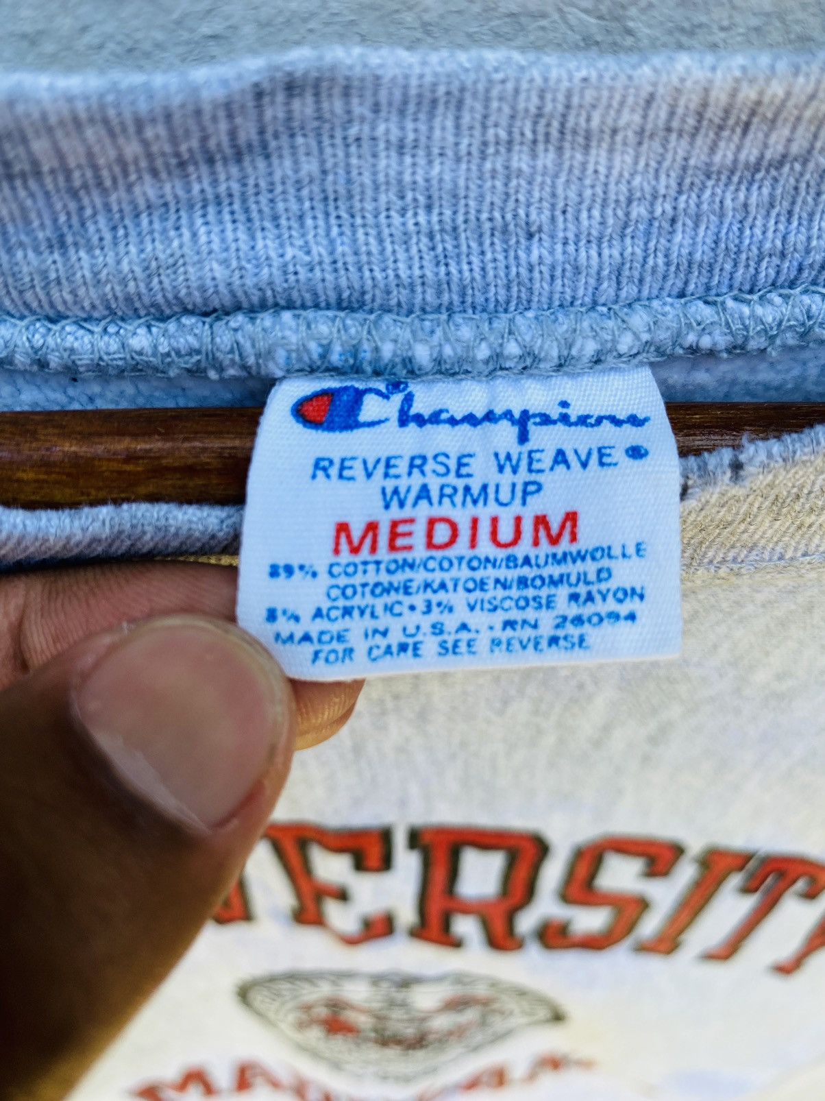 Champion × Vintage Rare Vintage Champion Reverse Weave Maryland Sweatshirt Size US M / EU 48-50 / 2 - 12 Thumbnail