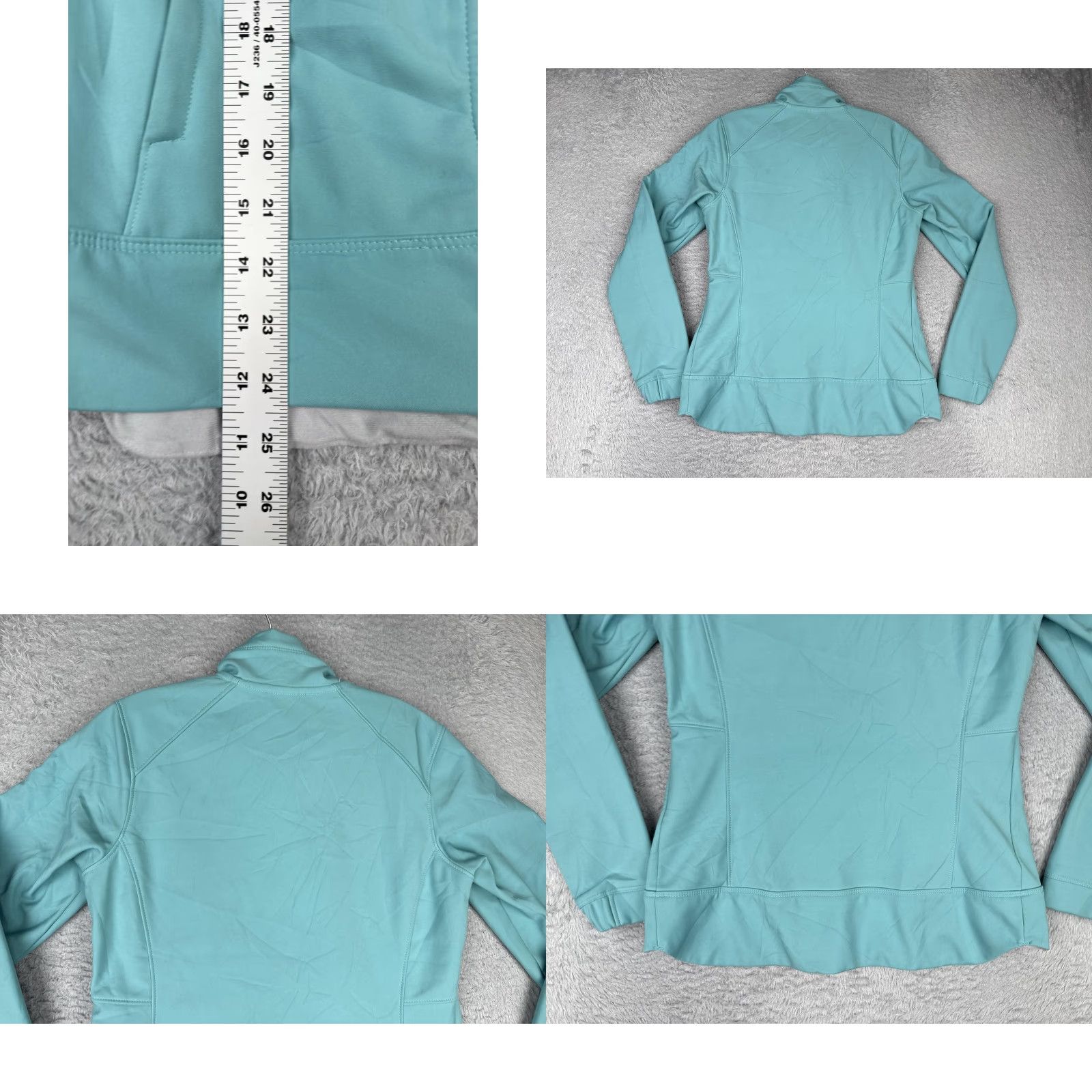 Mountain Hardwear Mountain Hardwear Jacket Womens Small Blue Softshell Full Zip Fleece Hiking Poly Size S / US 4 / IT 40 - 9 Thumbnail