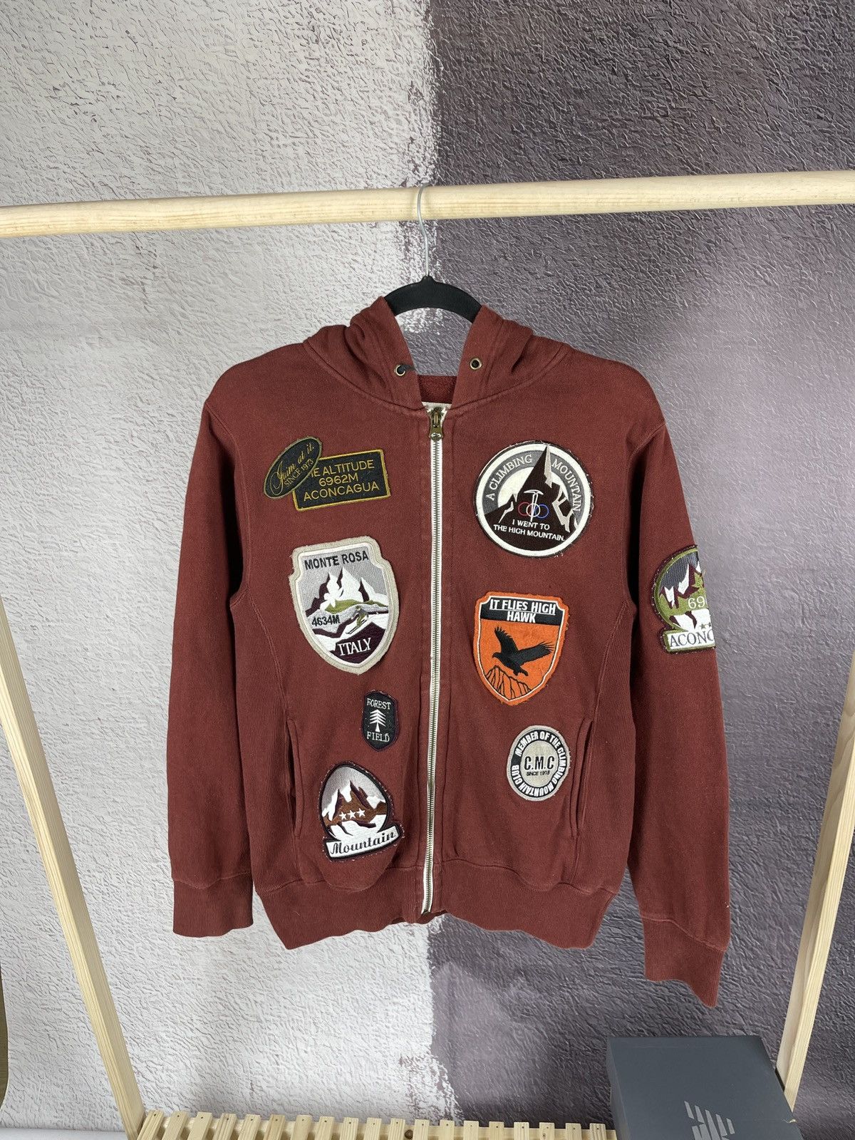 Other Ikka moto racing style patched hoodie Japan outdoor mountain Size US M / EU 48-50 / 2 - 1 Thumbnail