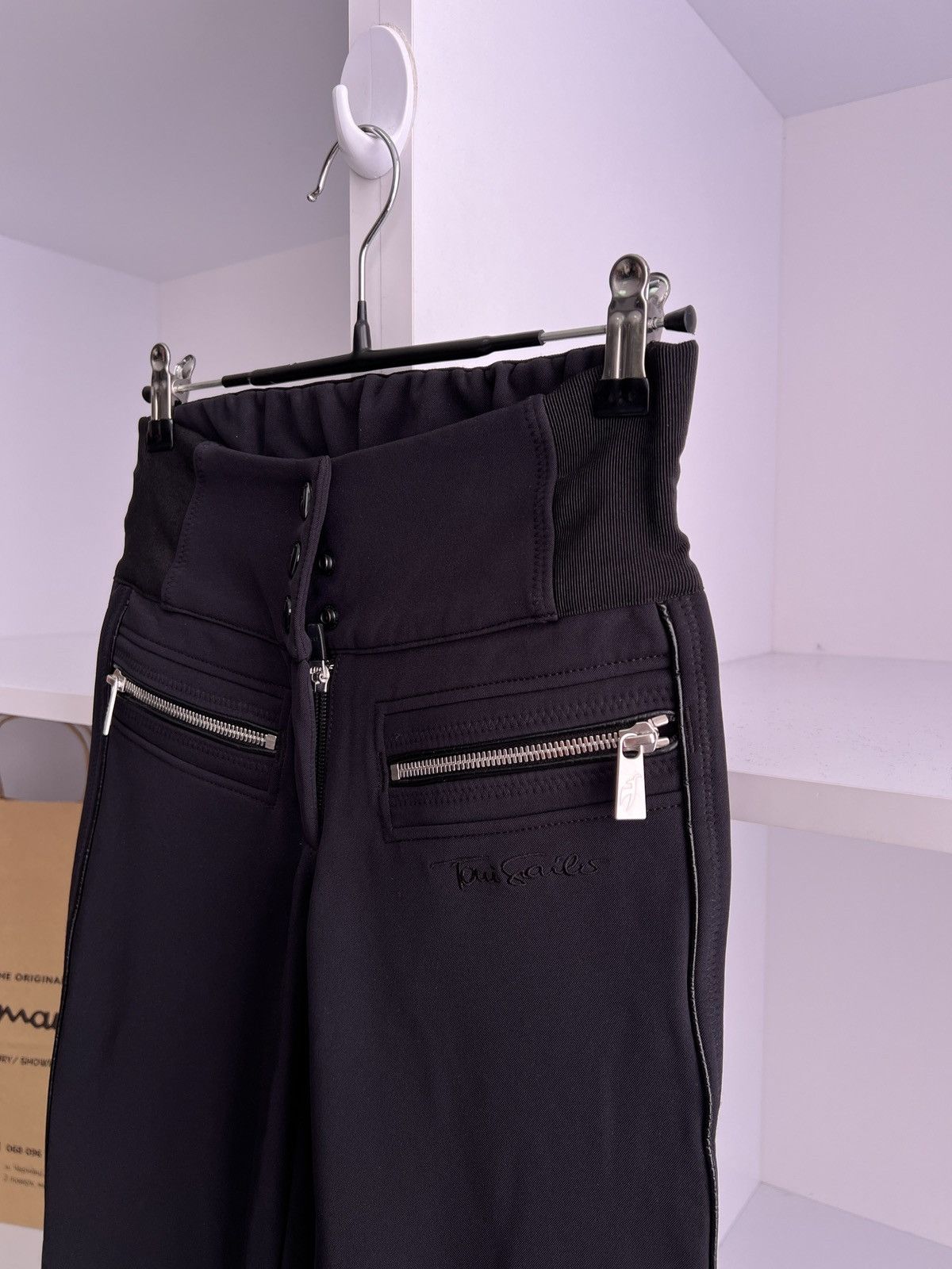 Designer × Vintage Vintage Toni Sailer Women's Black pants Size 34" / US 12 / IT 48 - 5 Thumbnail