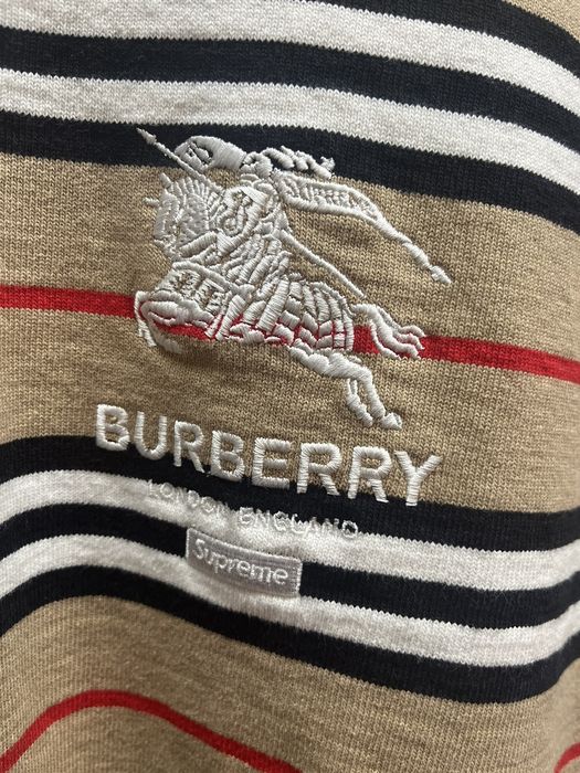 Supreme Supreme Burberry Rugby Beige | Grailed