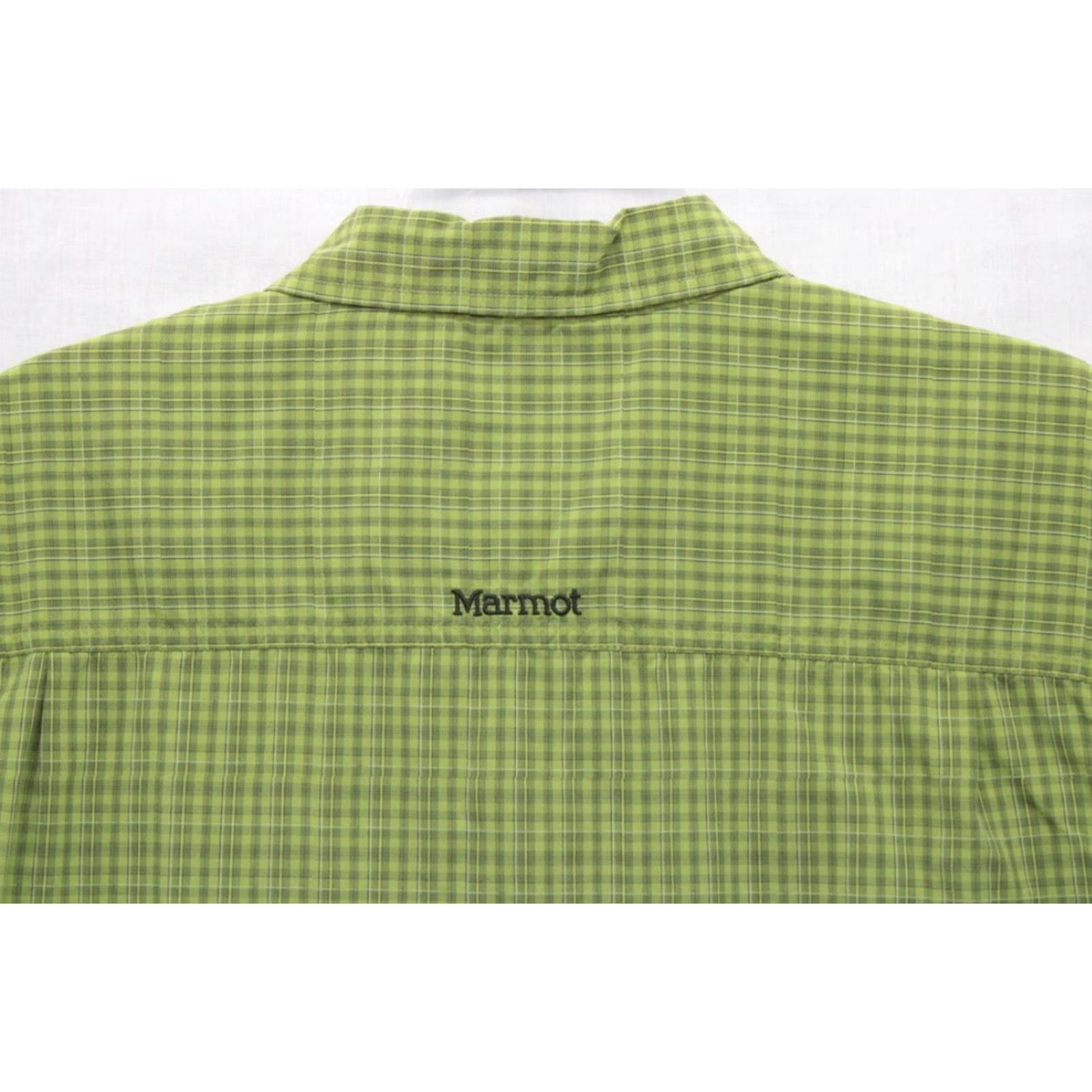 Marmot Marmot for Life Shirt Men's XL Green Nylon Checks Zip Pocket Fishing Outdoors Size US XL / EU 56 / 4 - 6 Thumbnail