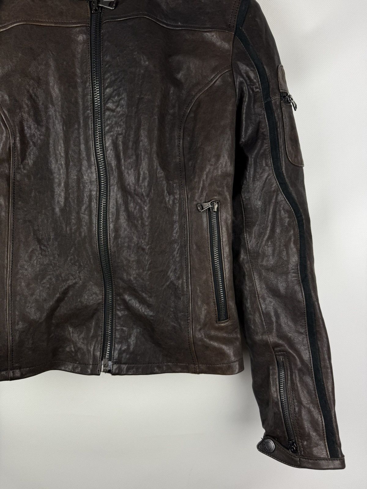 Dainese Dainese Ladies Leather Biker Racing Motorcycle Jacket Size M / US 6-8 / IT 42-44 - 6 Thumbnail