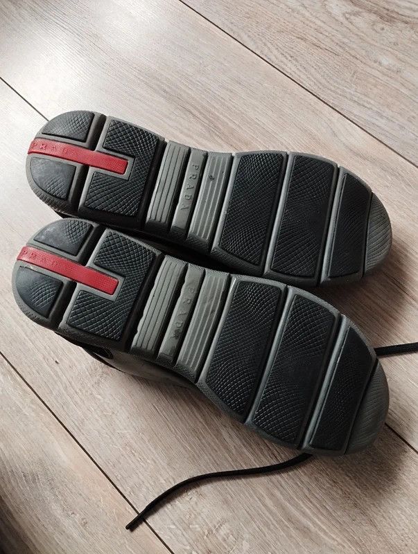 Prada Prada Linea Rossa Pullup 4 sneaker size 7 vintage shoes Size US 8 / EU 41 - 8 Thumbnail