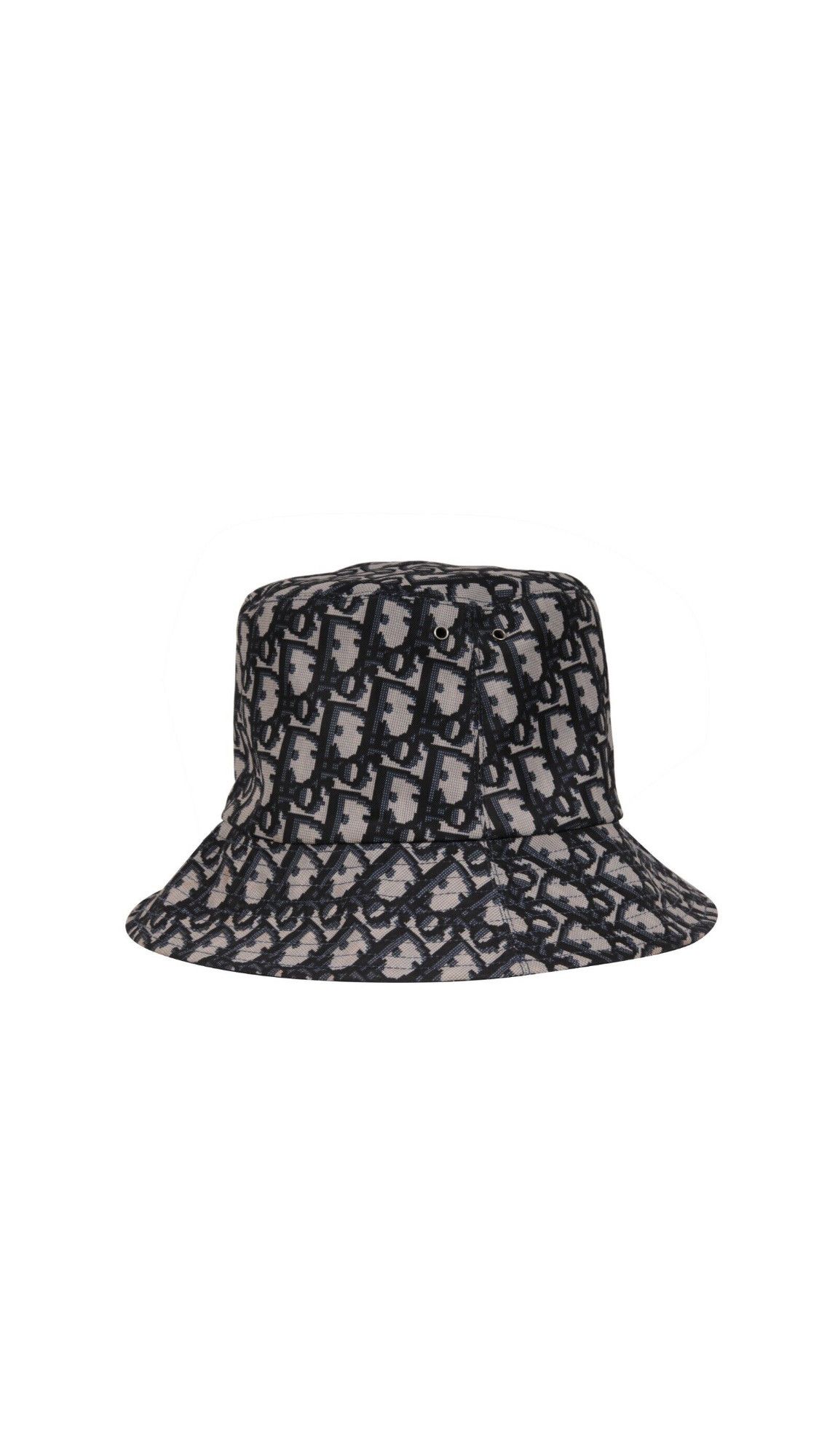 Dior Oblique Logo Reversible Teddy D Brim Bucket Hat Size ONE SIZE - 24 Thumbnail