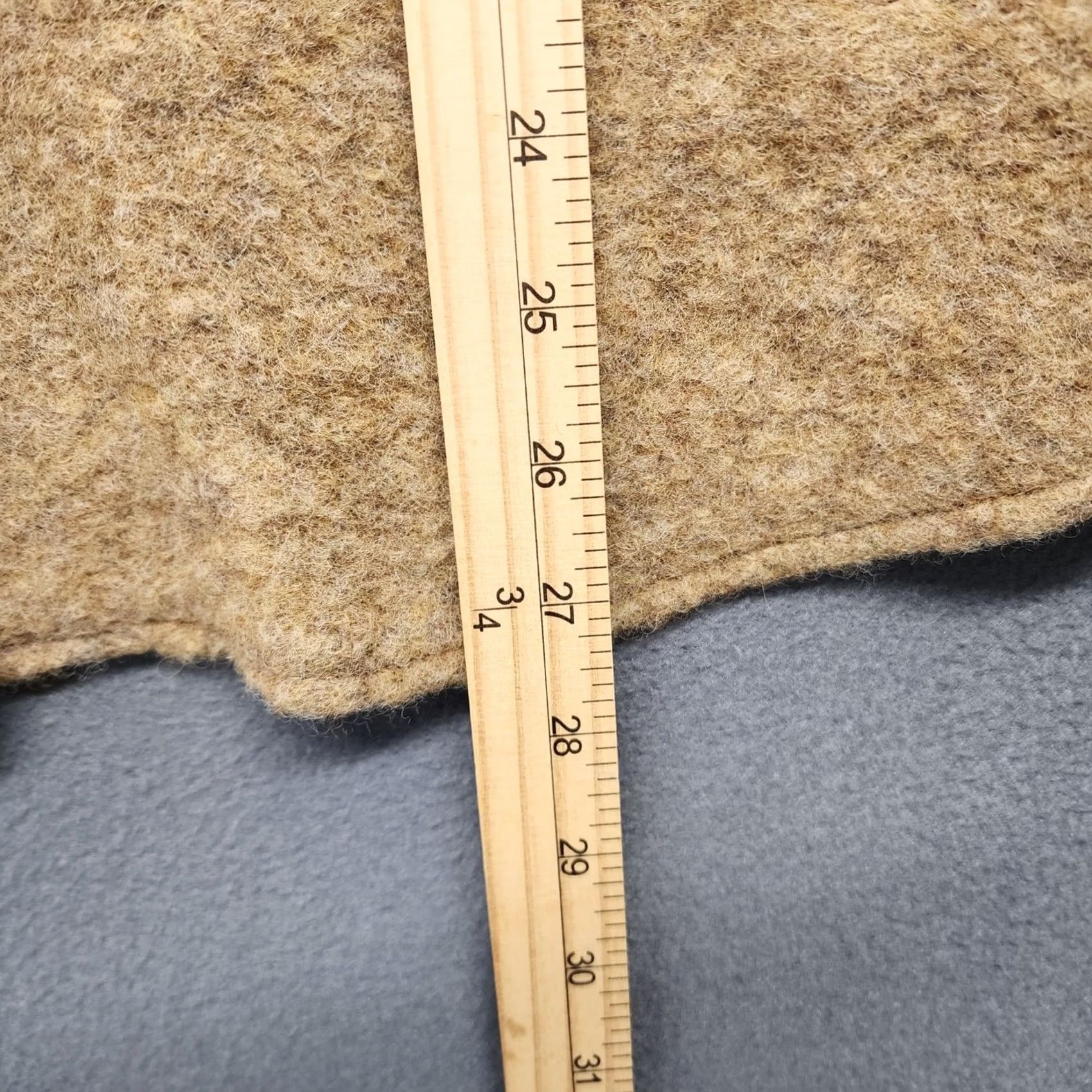 Vintage Karen Kane Womens Cardigan Sweater XL Petite Wool Blend Tan USA Size XL / US 12-14 / IT 48-50 - 5 Thumbnail