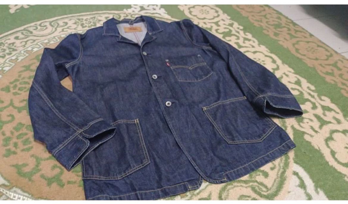 Japanese Brand × Levi's Vintage Clothing Vintage Levis 70741 Stamp J30 Denim Jacket Blazer Size US M / EU 48-50 / 2 - 3 Thumbnail