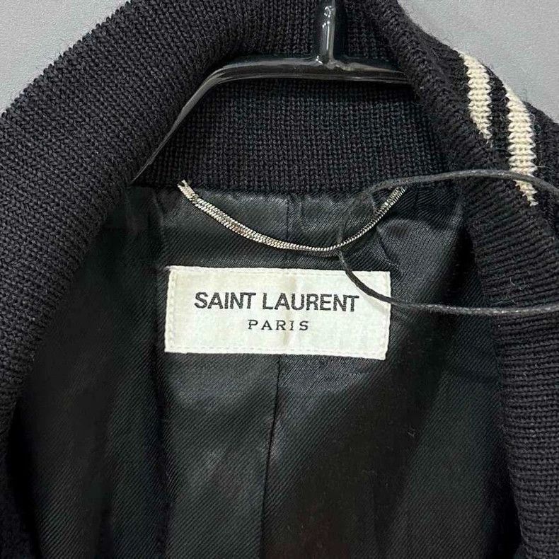 Saint Laurent Paris Saint Laurent Paris Classic black and white leather Teddy j Size US M / EU 48-50 / 2 - 4 Thumbnail