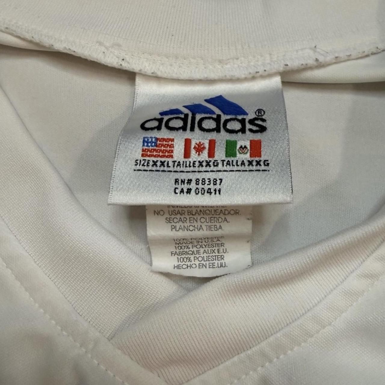 Adidas Vintage 90s Adidas Soccer Jersey Size US XXL / EU 58 / 5 - 3 Thumbnail