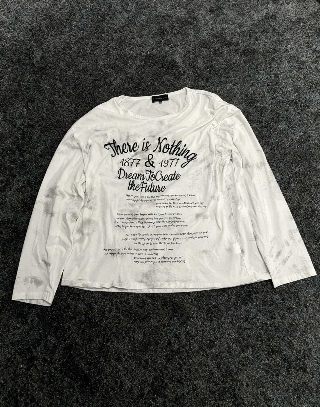 Japanese Brand IN THE ATTIC Poem Long Sleeve Shirt Size US L / EU 52-54 / 3 - 1 Thumbnail