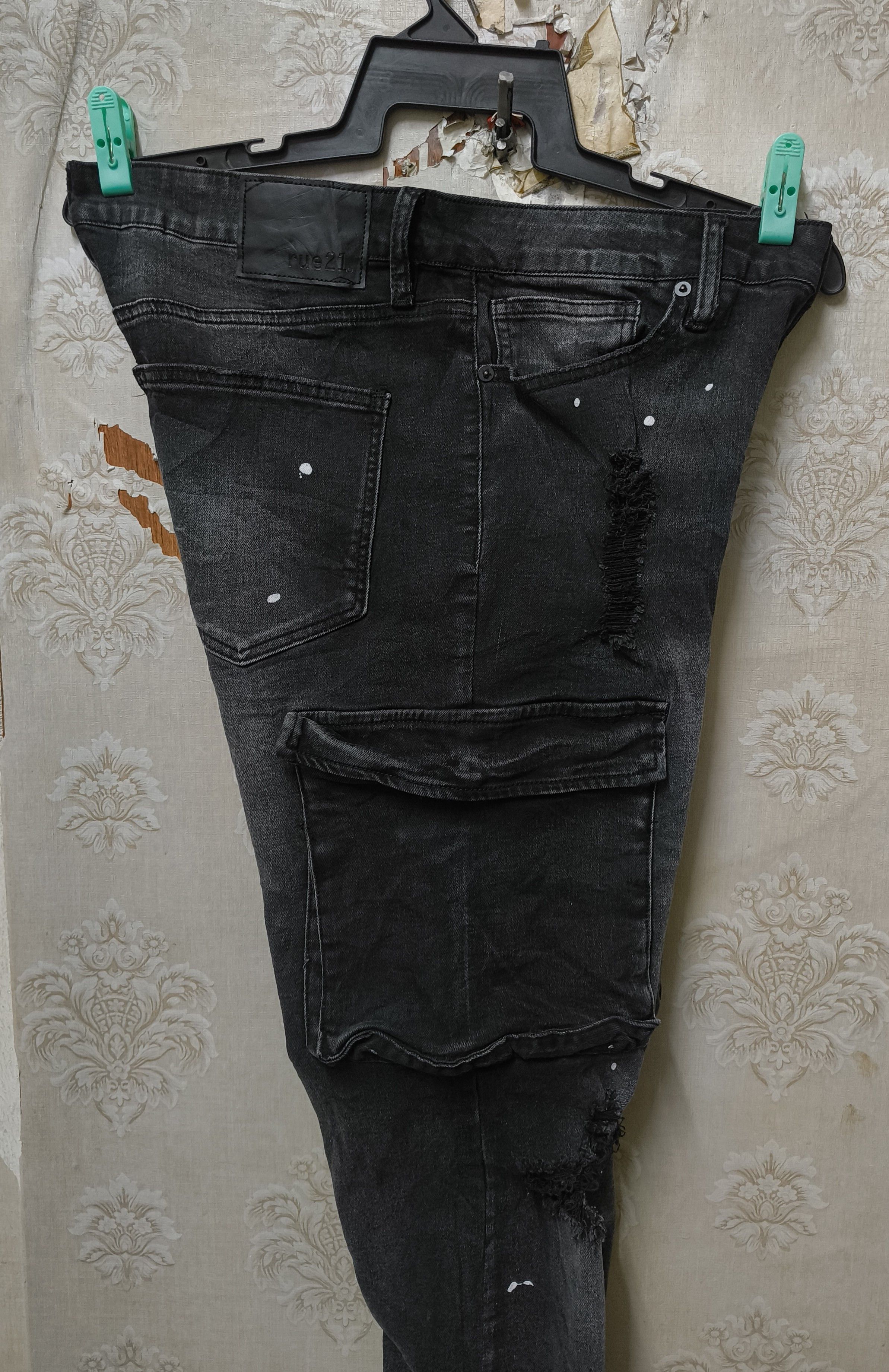 rue21 Rue21 Cargo Jeans Distressed denim Size US 34 / EU 50 - 7 Thumbnail