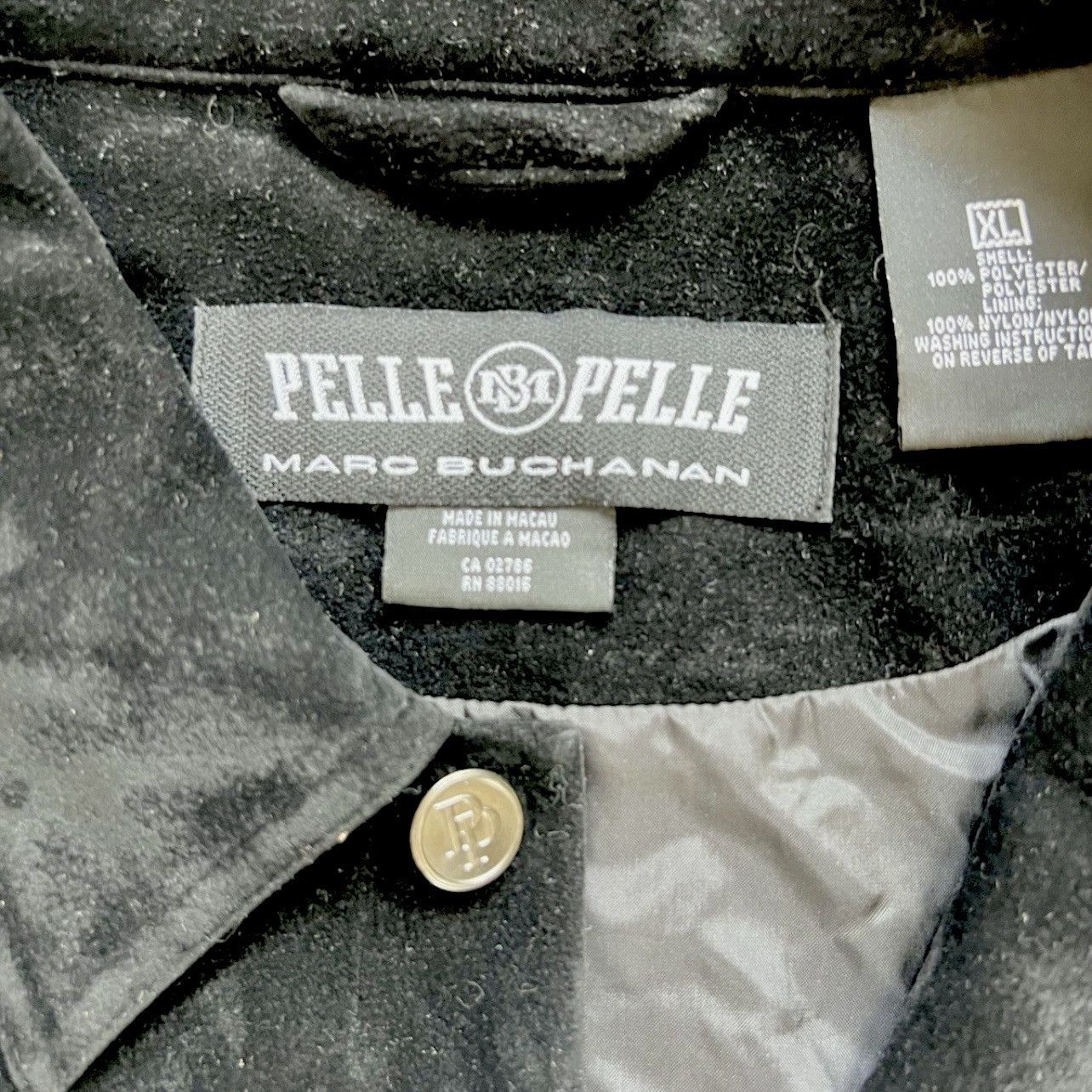 Pelle Pelle Pelle Pelle 90s Black Suede Jacket XL Size US XL / EU 56 / 4 - 4 Thumbnail