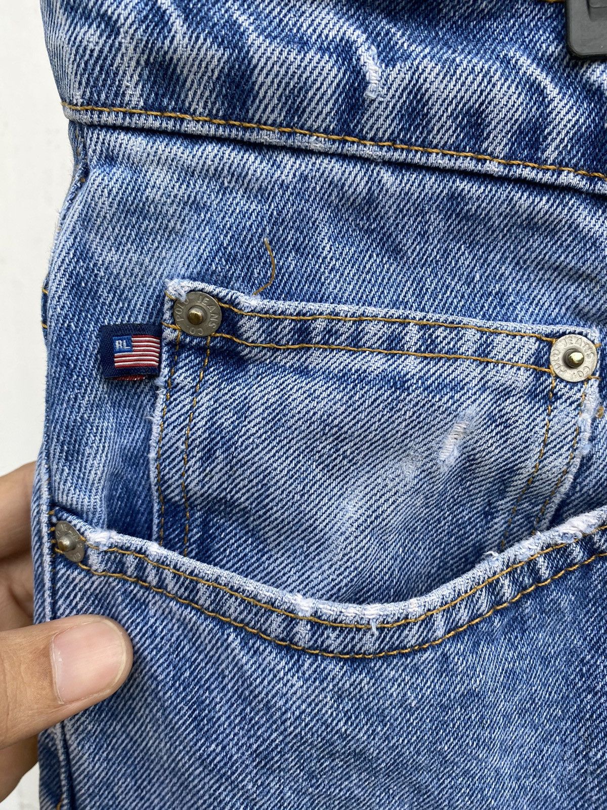 Polo Ralph Lauren Polo RL Ralph Lauren Jeans Company Loose Fit Denim 36X32 Size US 36 / EU 52 - 7 Thumbnail