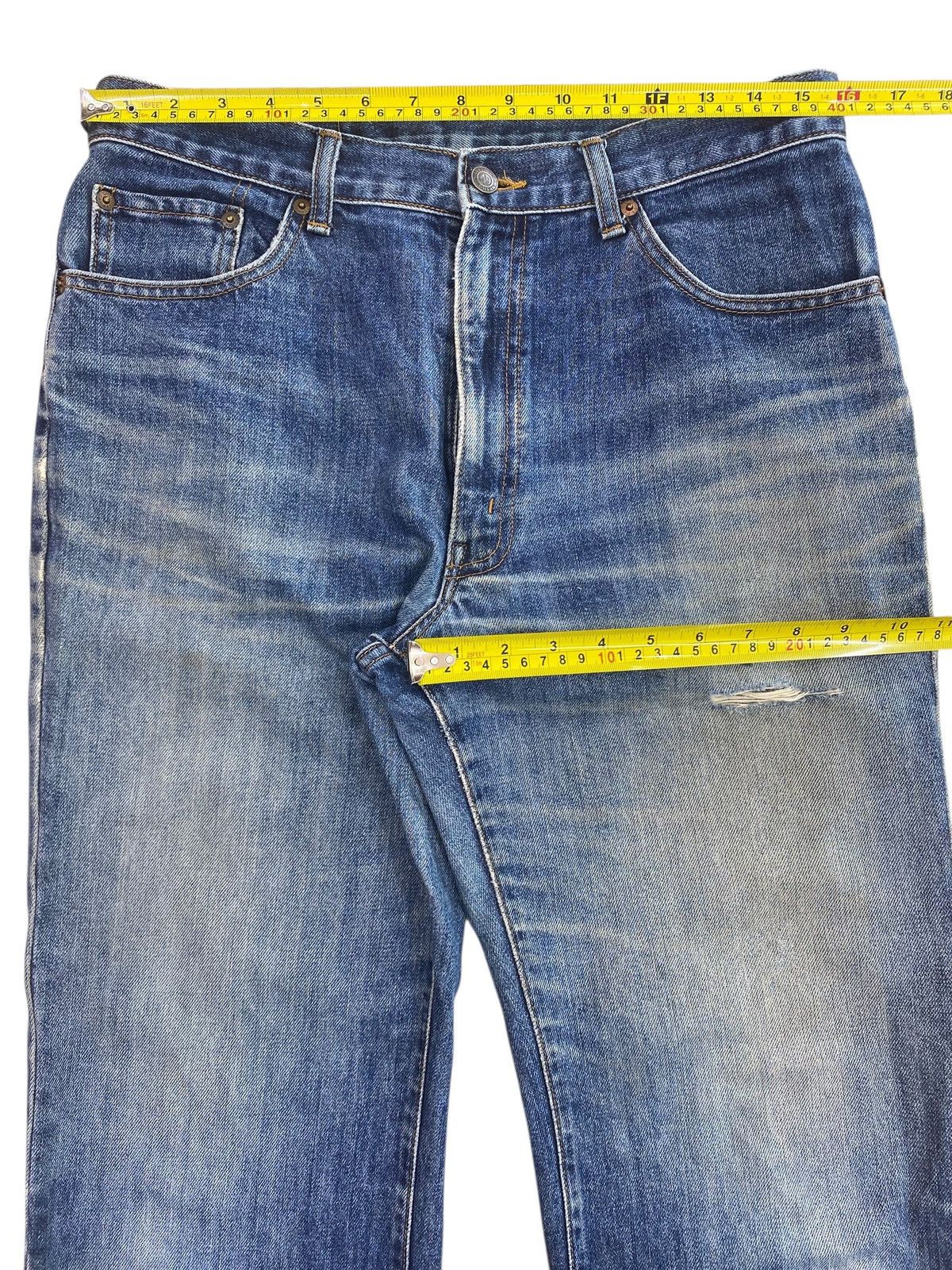 Japanese Brand Japanese Brand Whiskers Faded Wash Style Loose Jeans Size US 32 / EU 48 - 5 Thumbnail
