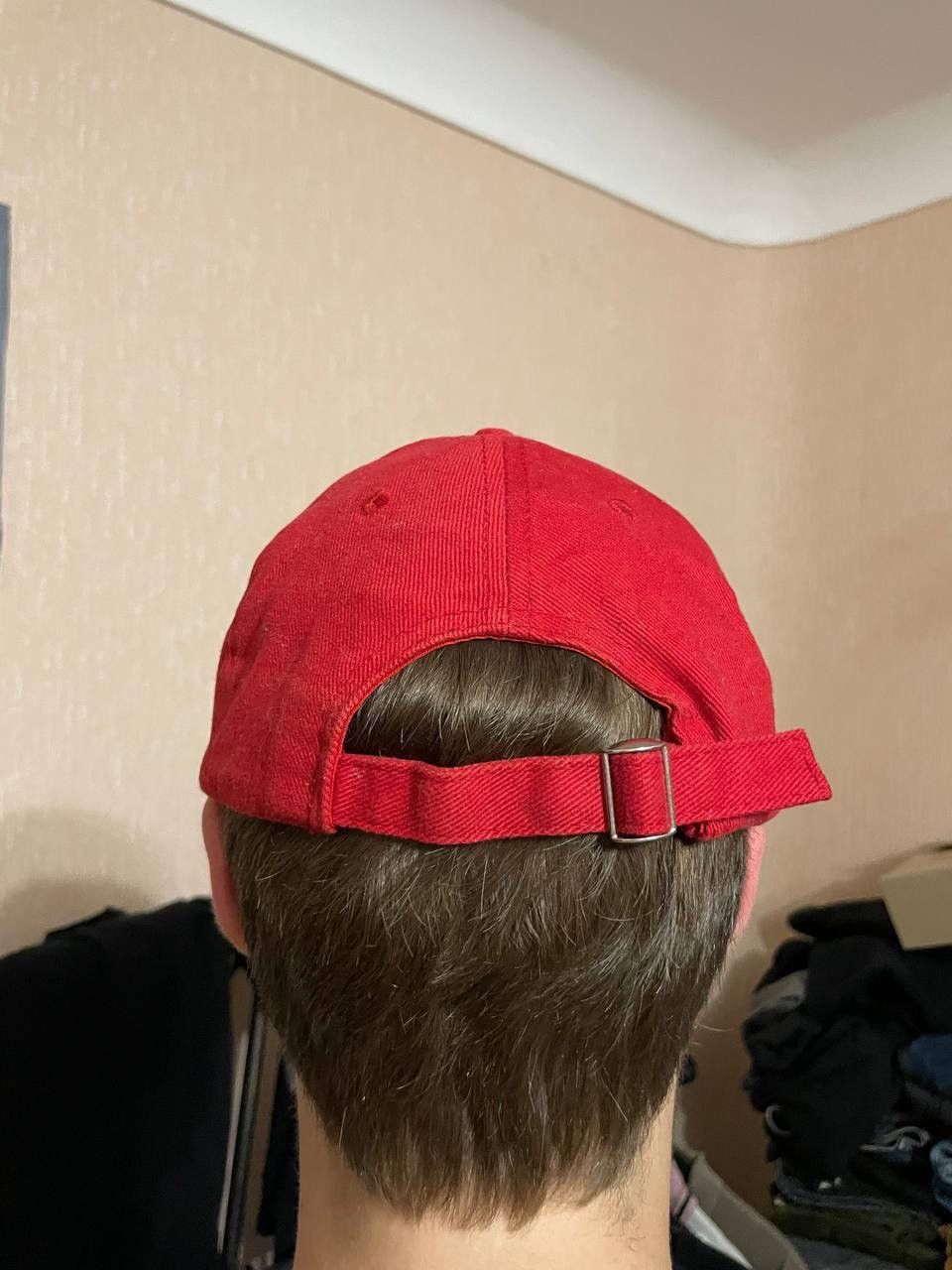 Calvin Klein × Vintage Vintage Calvin Klein Jeans Red Y2K Cap Hat Size ONE SIZE - 4 Thumbnail