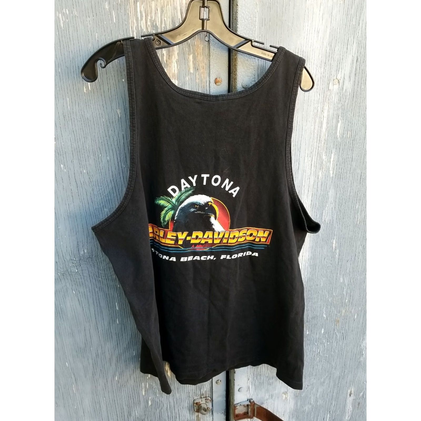 Harley Davidson VTG Daytona Beach Bike Week 1995 XL Harley Davidson tank top shirt Mens Shirt XL Black Motorcycles Vintage Size US XL / EU 56 / 4 - 4 Thumbnail