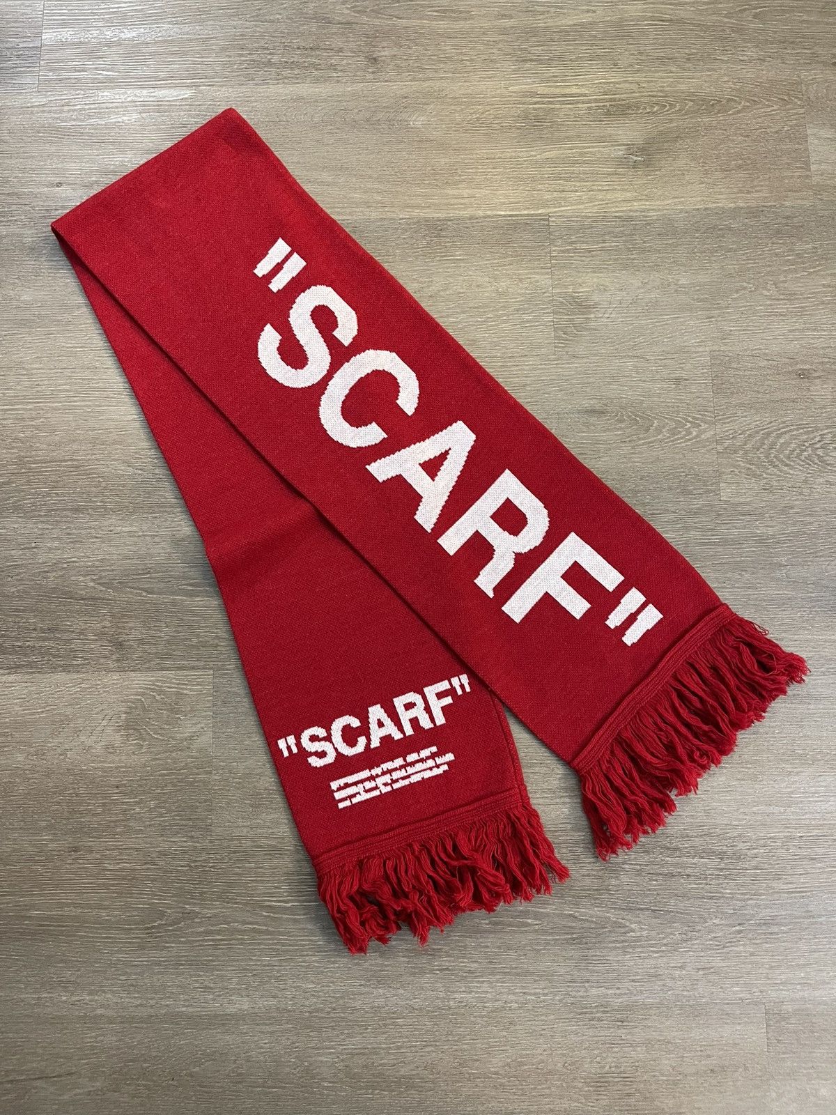 OFF-WHITE QUOTE SCARF - 小物
