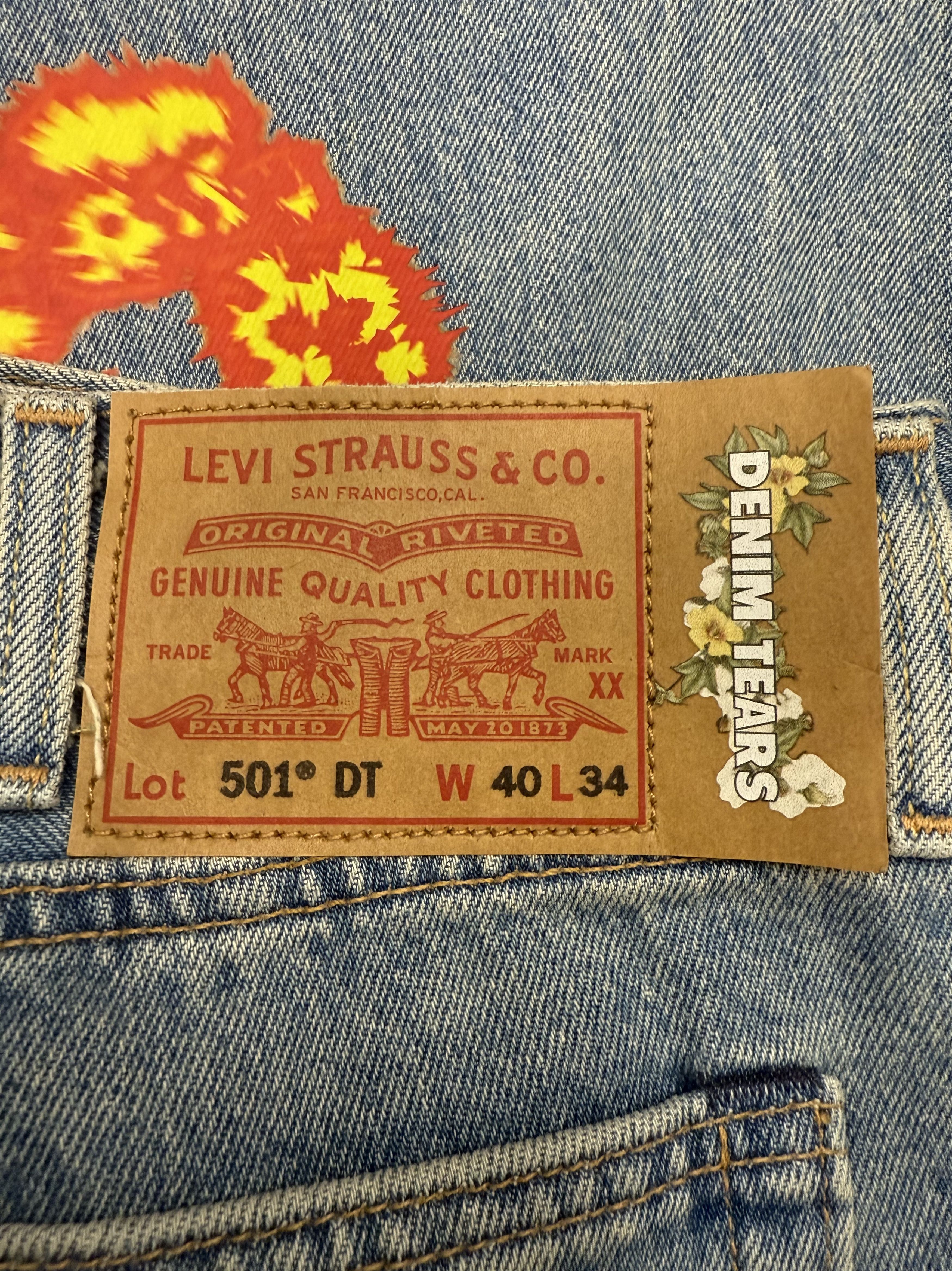 DENIM TEARS Denim Tears X Offset 501 Levi Jeans Size US 40 / EU 56 - 3 Thumbnail