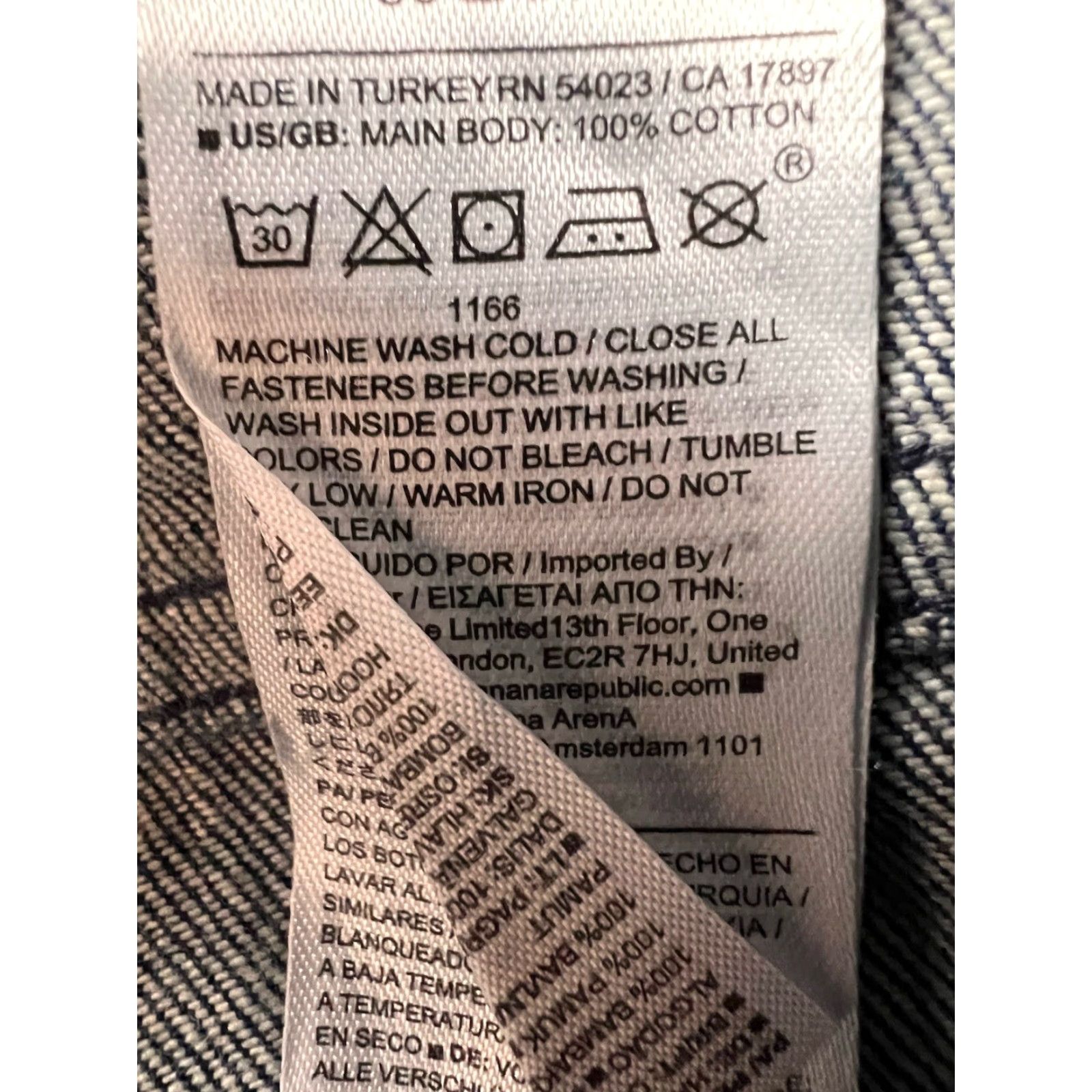 Banana Republic Banana Republic Jeans Slouch Straight Womens Size 30L Blue Denim 5-Pocket Dark Wash Indigo Straight Jeans Womens Size 30" / US 8 / IT 44 - 5 Thumbnail