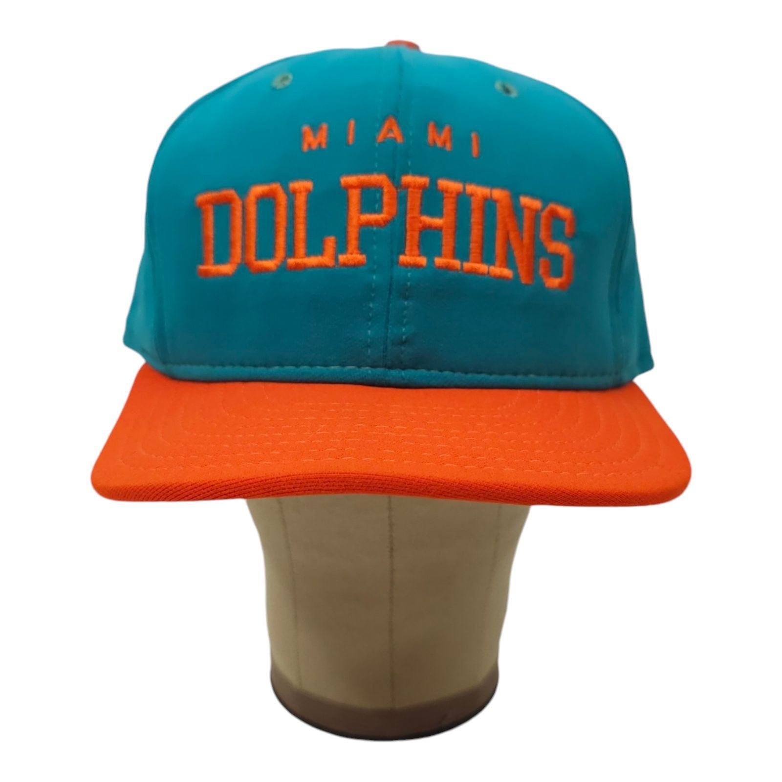Other AJD Miami Dolphins Snapback Cap NFL Football Vintage 90s USA Size ONE SIZE - 9 Thumbnail