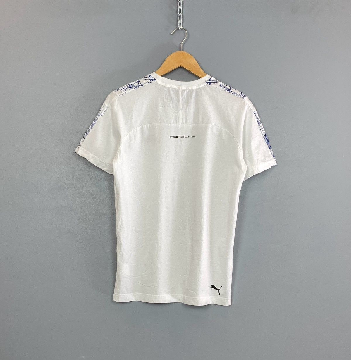 Puma 🏎️ Puma x Porche Turbo Racing Logo Hype T-shirt White Top Size US S / EU 44-46 / 1 - 5 Thumbnail