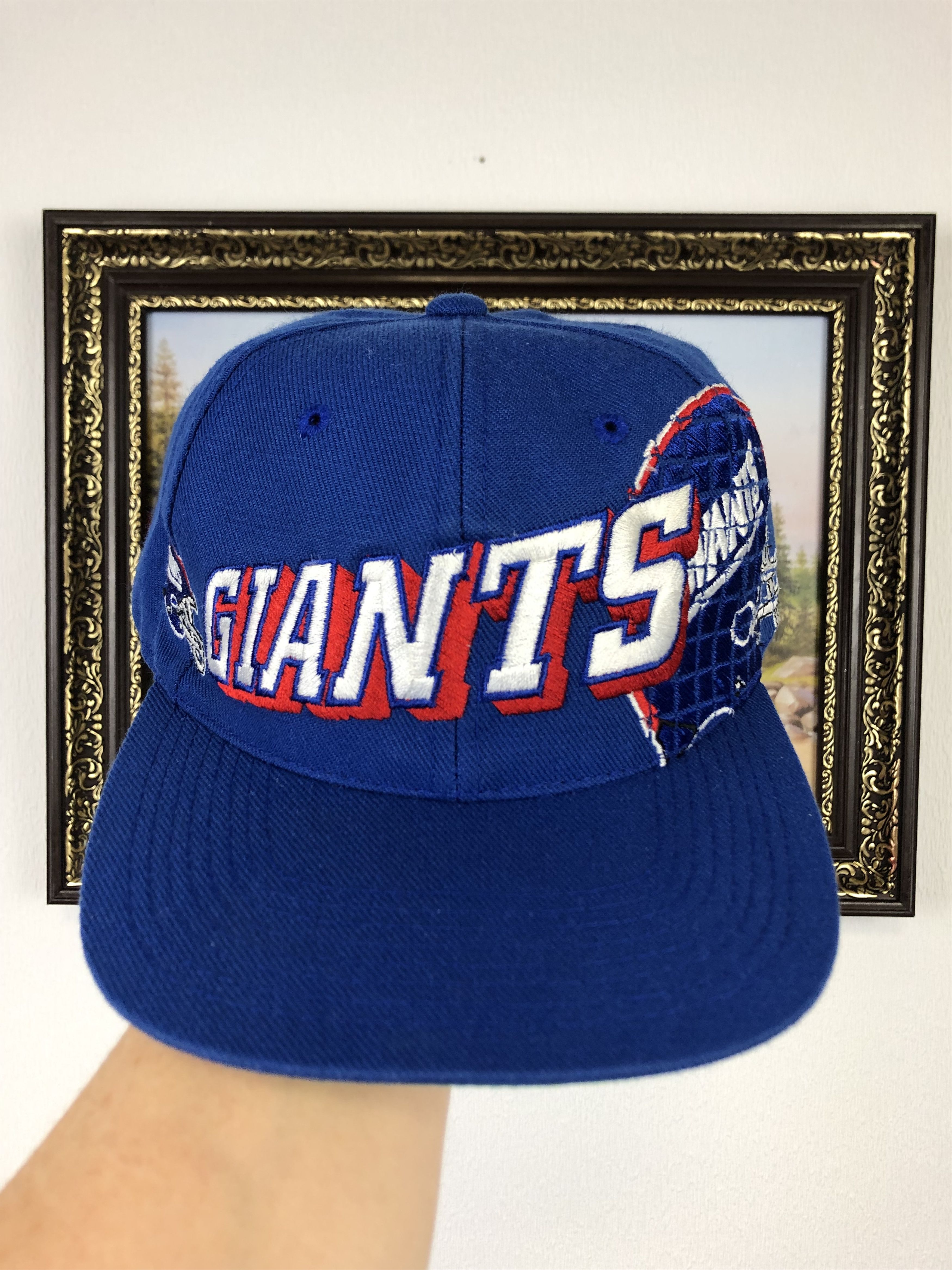 Vintage NY Giants Sports Specialties Hat SpellOut NFL Football