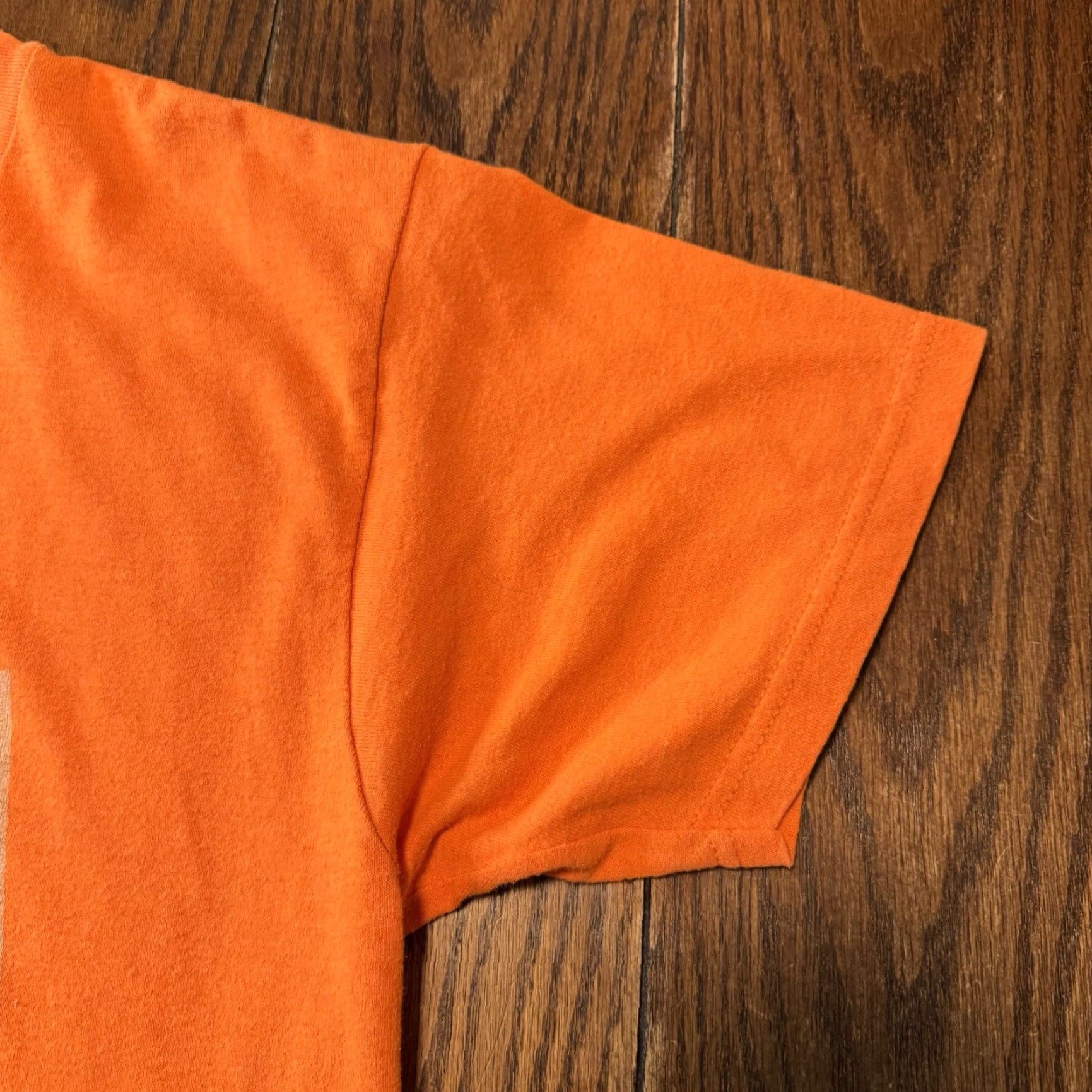 Champion VINTAGE Optima Wheaties T-Shirt Breakfast of Champions 90s Crew Neck Short Sleeve M Orange Mens Size US M / EU 48-50 / 2 - 5 Thumbnail