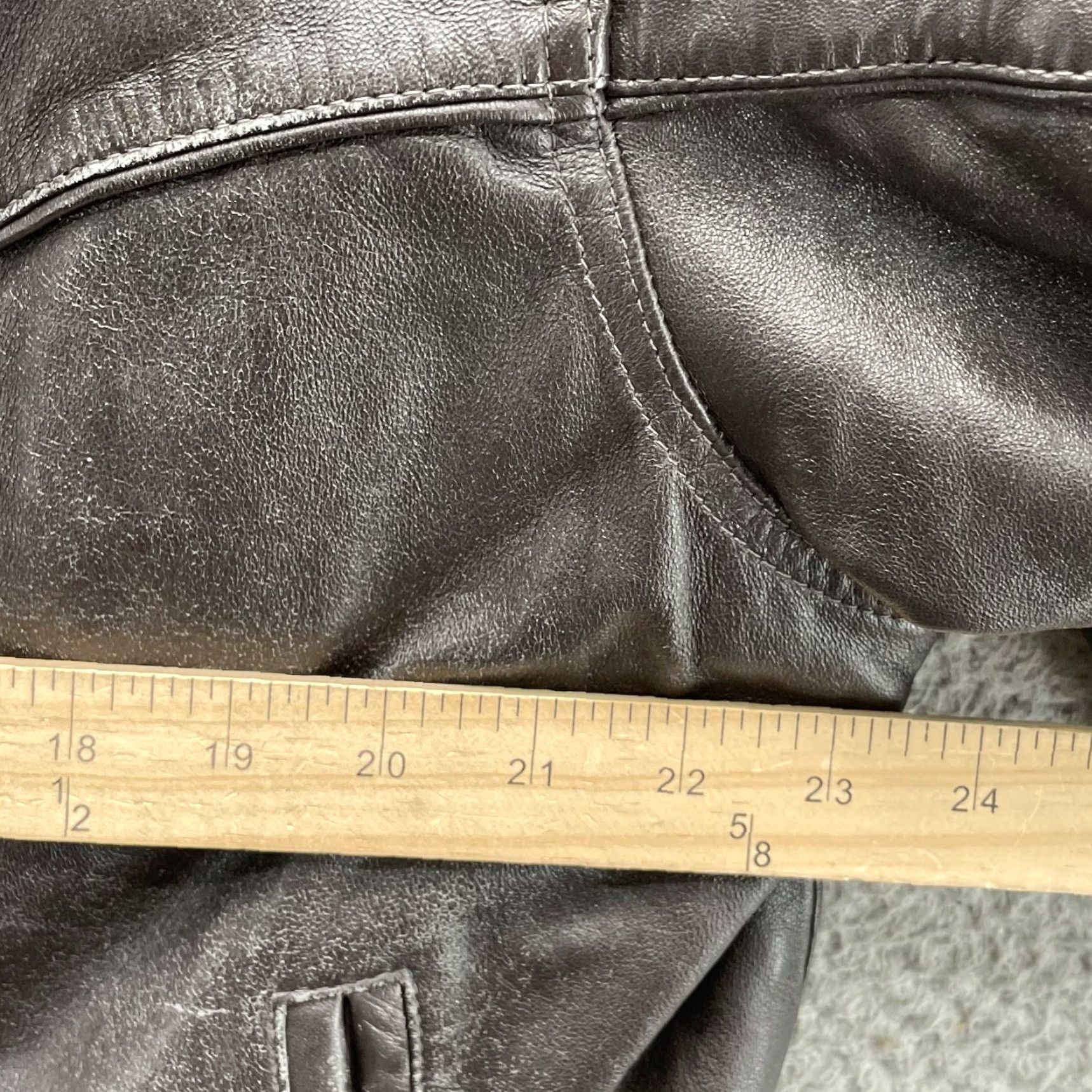 Vintage VINTAGE SAGUARO Western Leather Bomber Jacket Men Large Baggy Biker Aviator Moto Y2K 90s Brown Leather Jacket Men Large Baggy Moto Y2K 90s Size US L / EU 52-54 / 3 - 5 Thumbnail