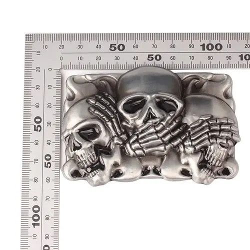 Other Skull skeleton belt buckle Size ONE SIZE - 3 Thumbnail
