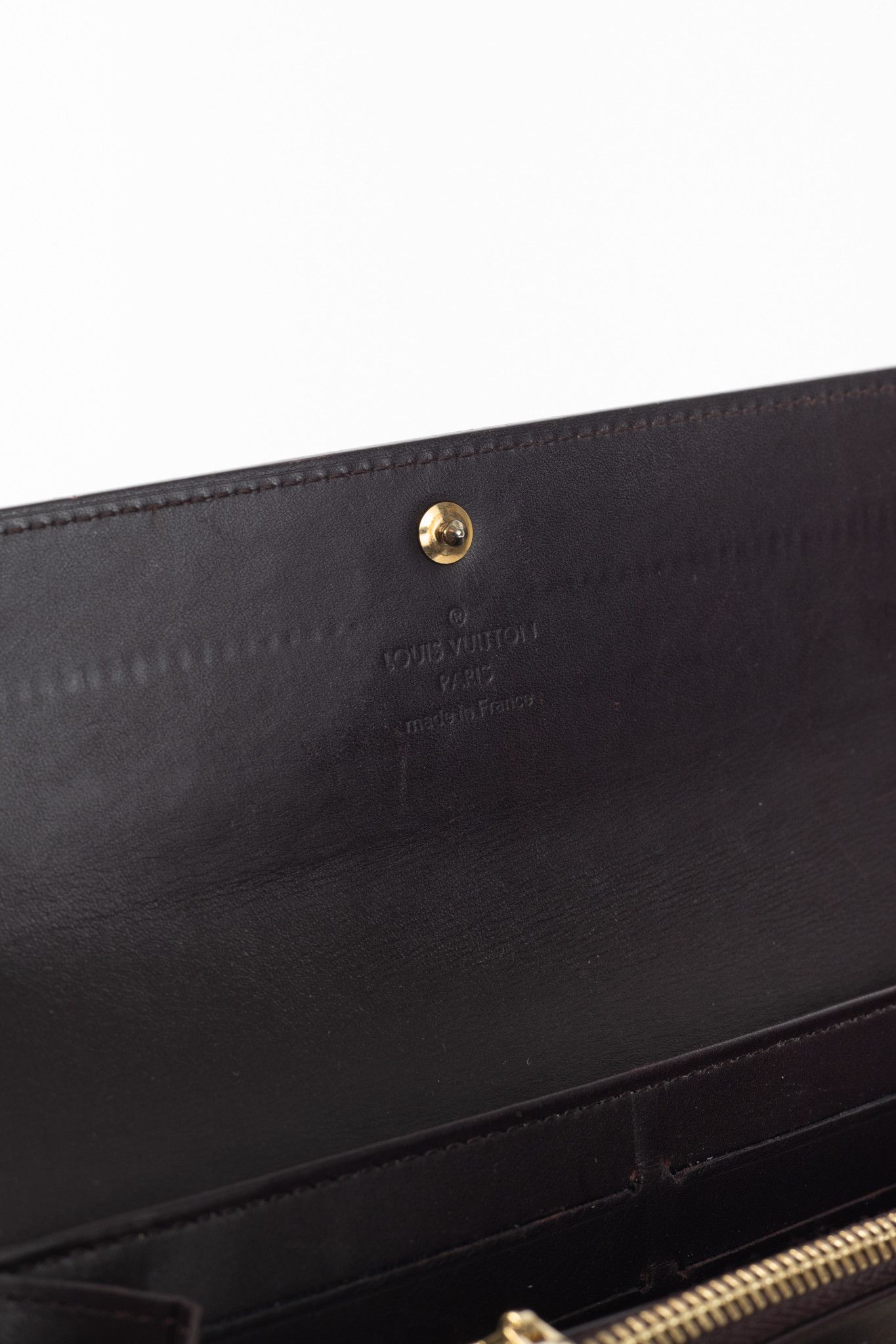 Louis Vuitton Louis Vuitton Sarah Amarante Monogram Vernis Leather Wallet Size ONE SIZE - 8 Thumbnail