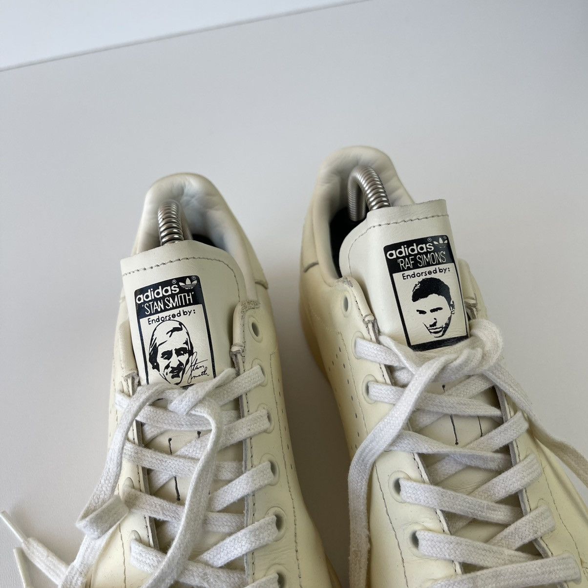 Adidas × Raf Simons Adidas by RAF Simon’s Stan Smith Shoes Cream White F34256 Size US 7.5 / EU 40-41 - 9 Thumbnail