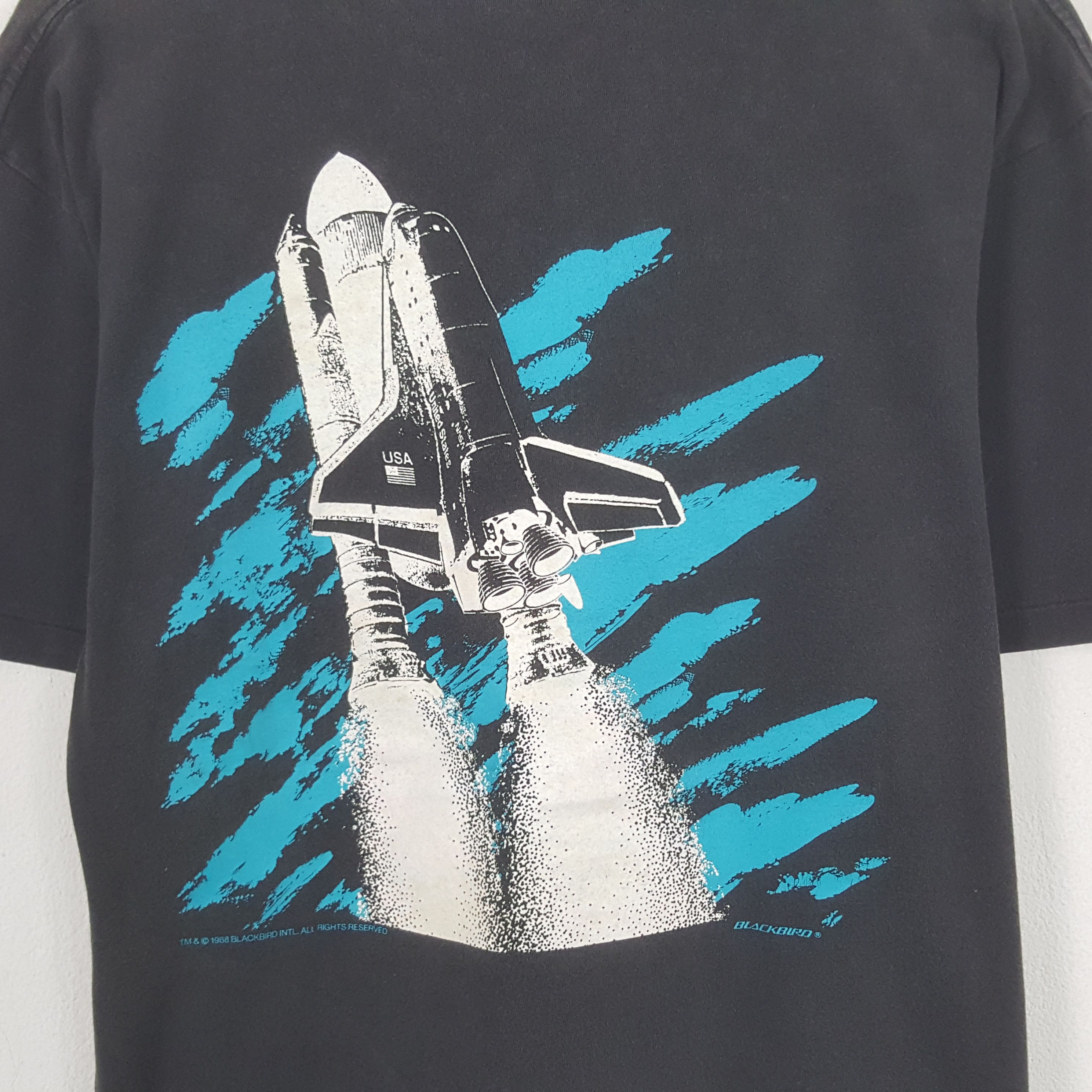 Band Tees Vintage Space Shuttle NASA Blackbird Tshirt Size US L / EU 52-54 / 3 - 2 Thumbnail