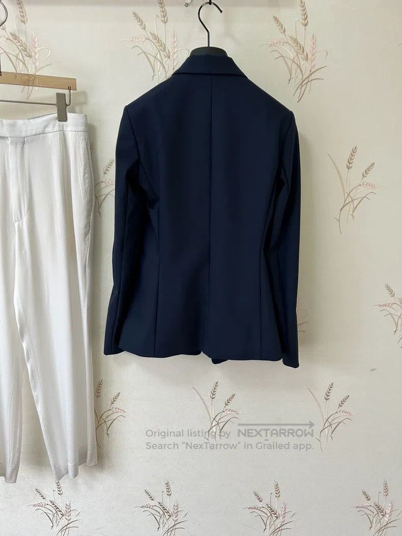 The Row The Row size 4 Dark blue high-class one-button blazer Size M / US 6-8 / IT 42-44 - 2 Thumbnail