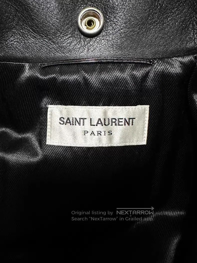 Saint Laurent Paris Saint Laurent Paris Motorcycle Jacket, Leather Jacket Size US S / EU 44-46 / 1 - 3 Thumbnail