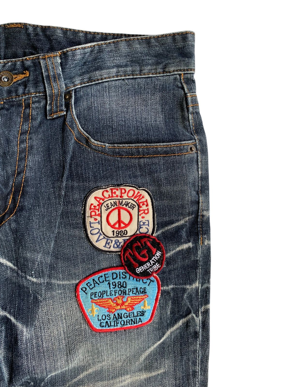semanticdesign SEMANTIC DESIGN JAPANESE RUSTY MUDMAX PUNK STYLE DENIM☠️🎌 Size US 32 / EU 48 - 11 Thumbnail