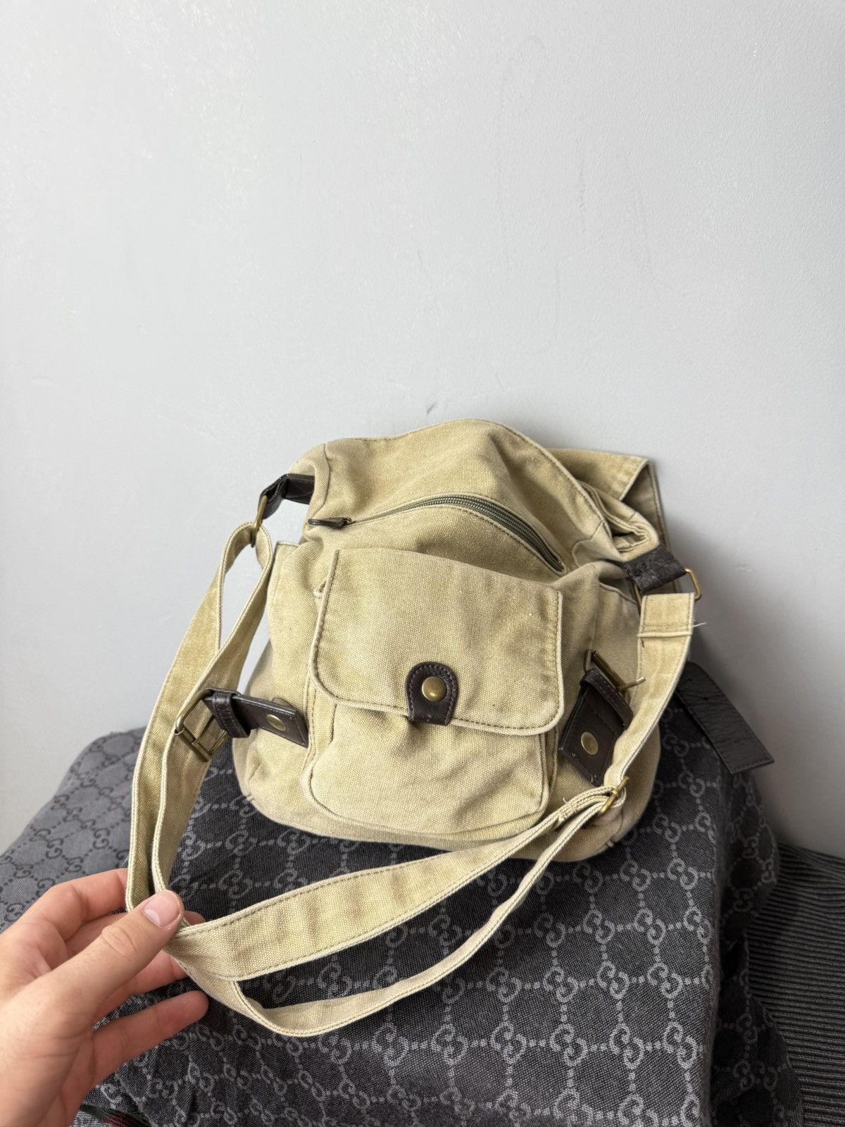 Vintage Vintage Hemp Marijuana Bag Mini Weed Rap Gorpcore Size ONE SIZE - 6 Thumbnail