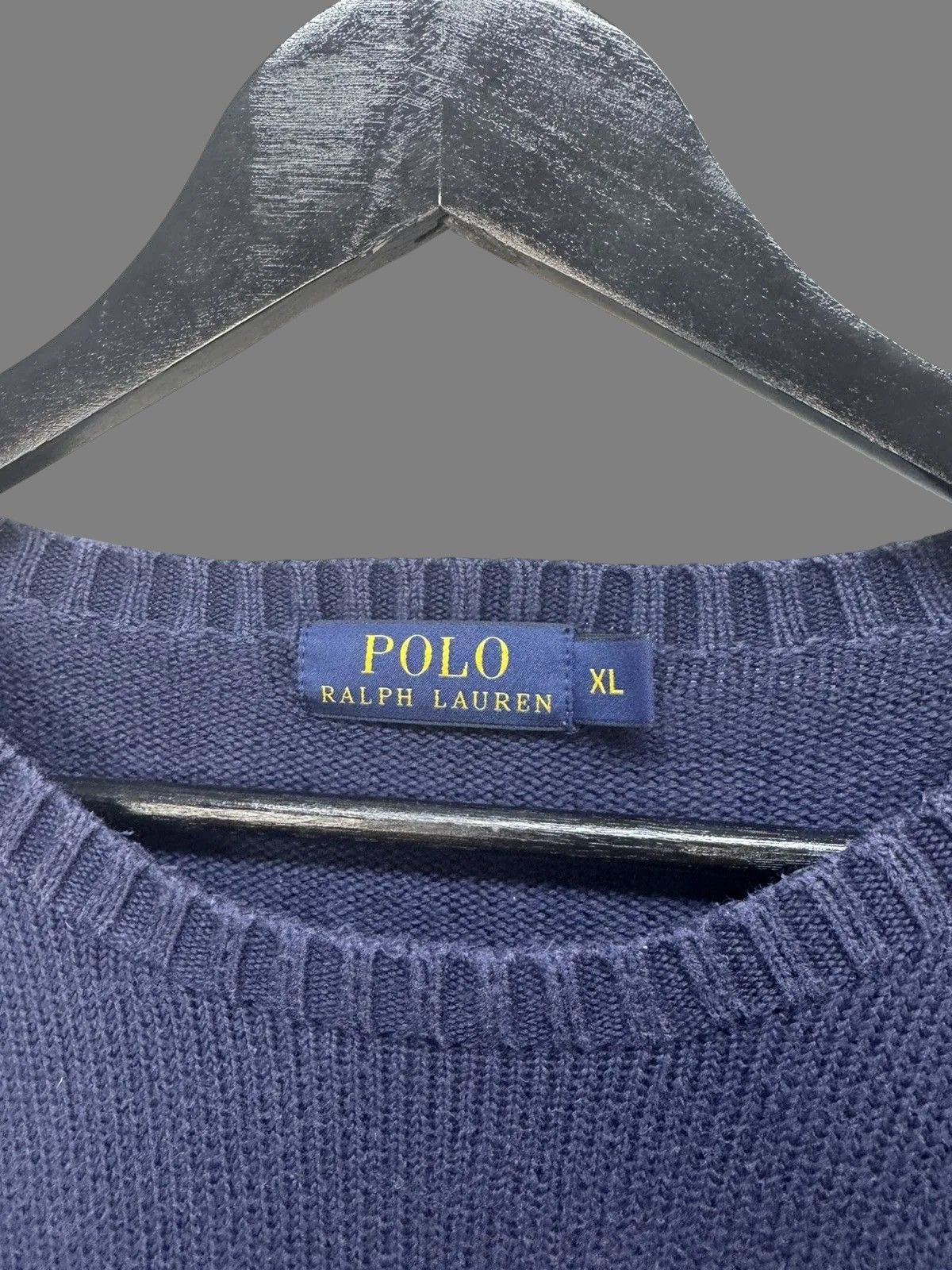 RRL Ralph Lauren Y2K Polo Ralph Lauren Vintage Sweater Navy RRL Sk8 Size US XL / EU 56 / 4 - 8 Thumbnail