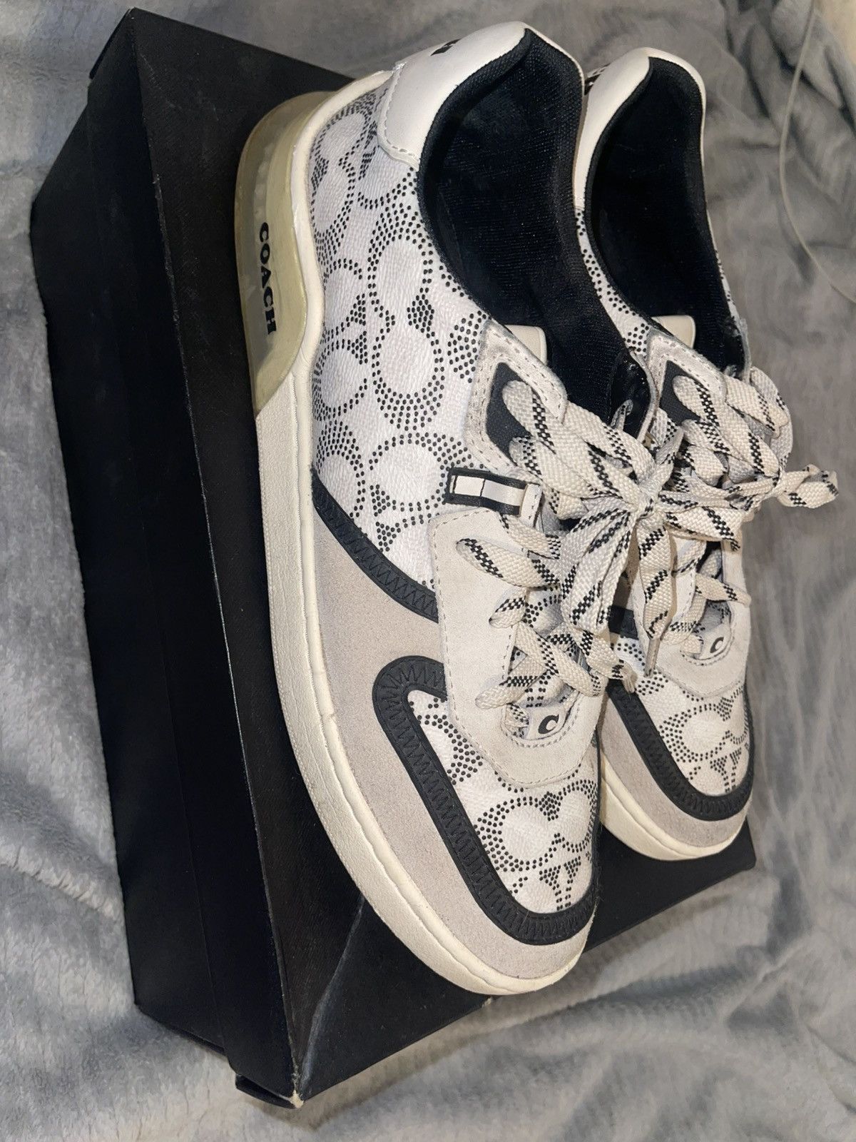 Coach Coach Sneakers Grey/Black 11.5 Size US 11.5 / EU 44-45 - 1 Thumbnail