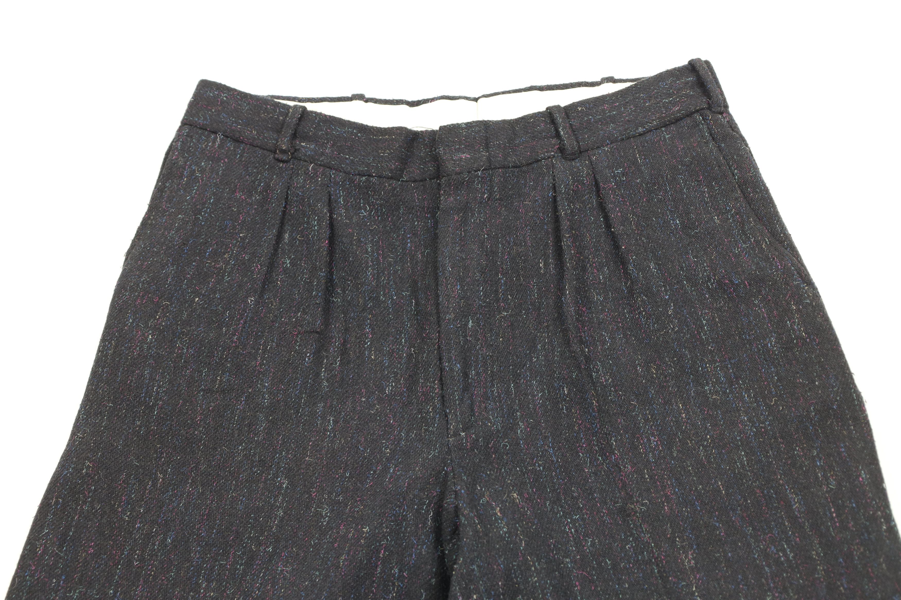 Vintage Vintage 70s 80s Rockabilly Atomic Fleck Wool Tweed Pants Size US 29 - 2 Thumbnail