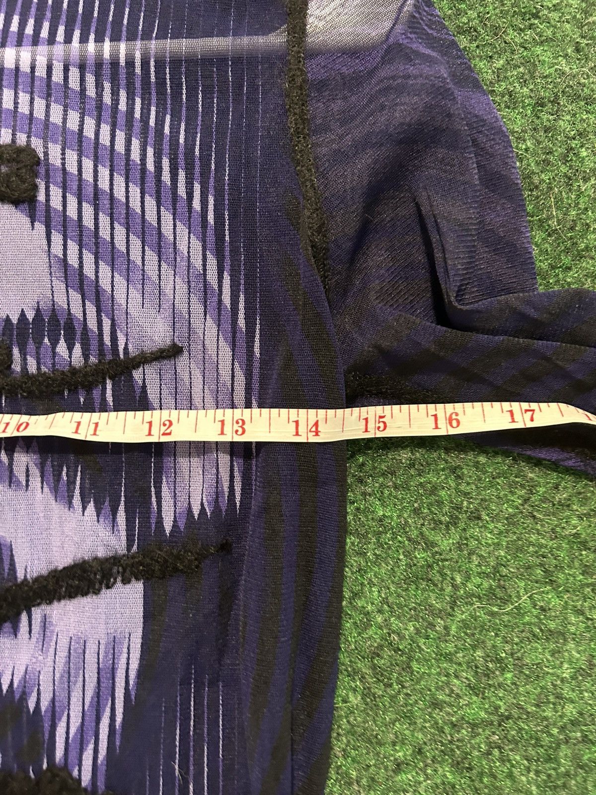 Japanese Brand × Jean Paul Gaultier AW 2001 Jean Paul Gaultier Homme Embroidered Mesh Top Size US M / EU 48-50 / 2 - 9 Thumbnail